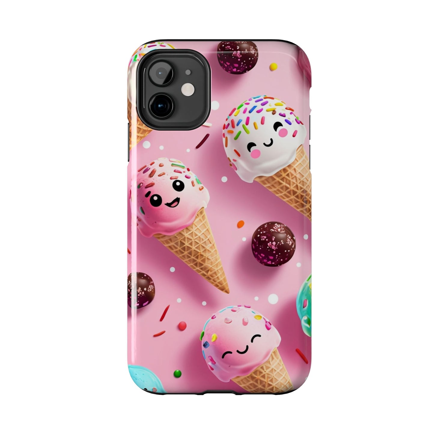Tough Phone Cases Cute Ice Cream Design