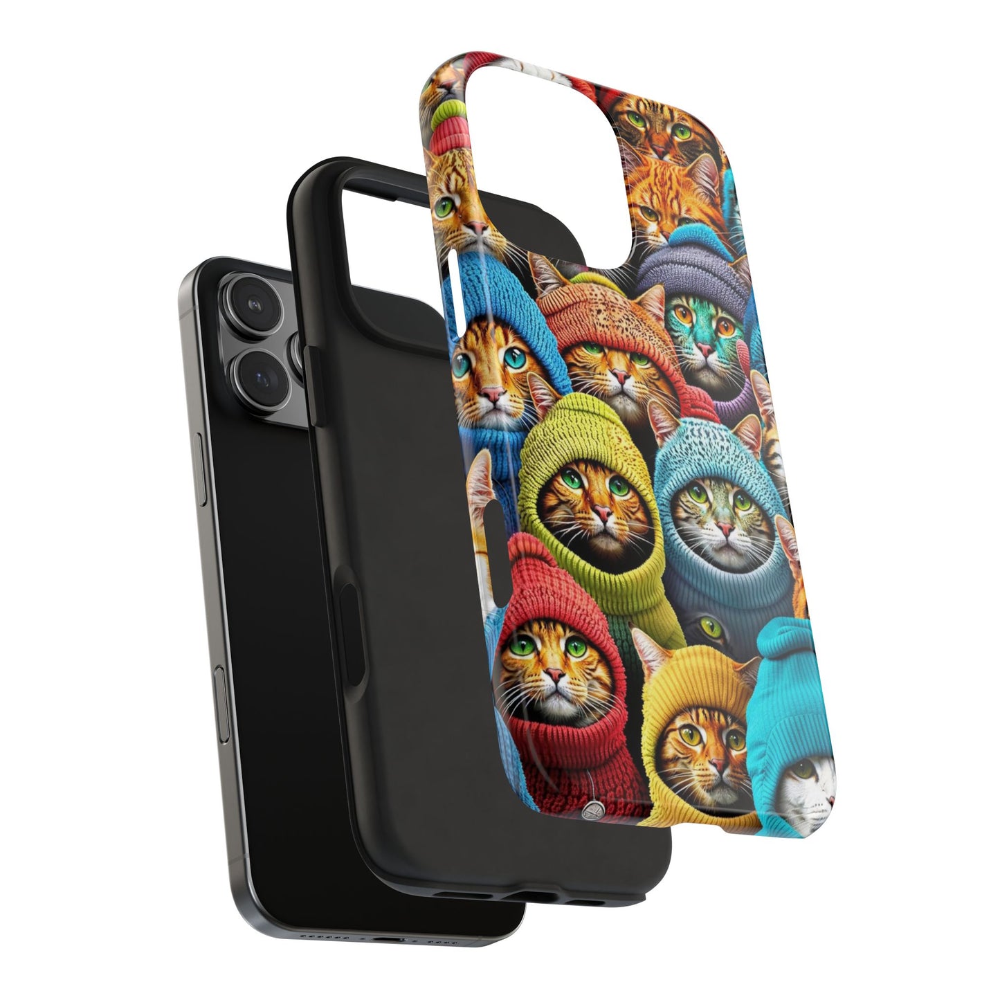"Cool Cats Tough Phone Case – Stylish & Durable Protective Cover for iPhone & Android"