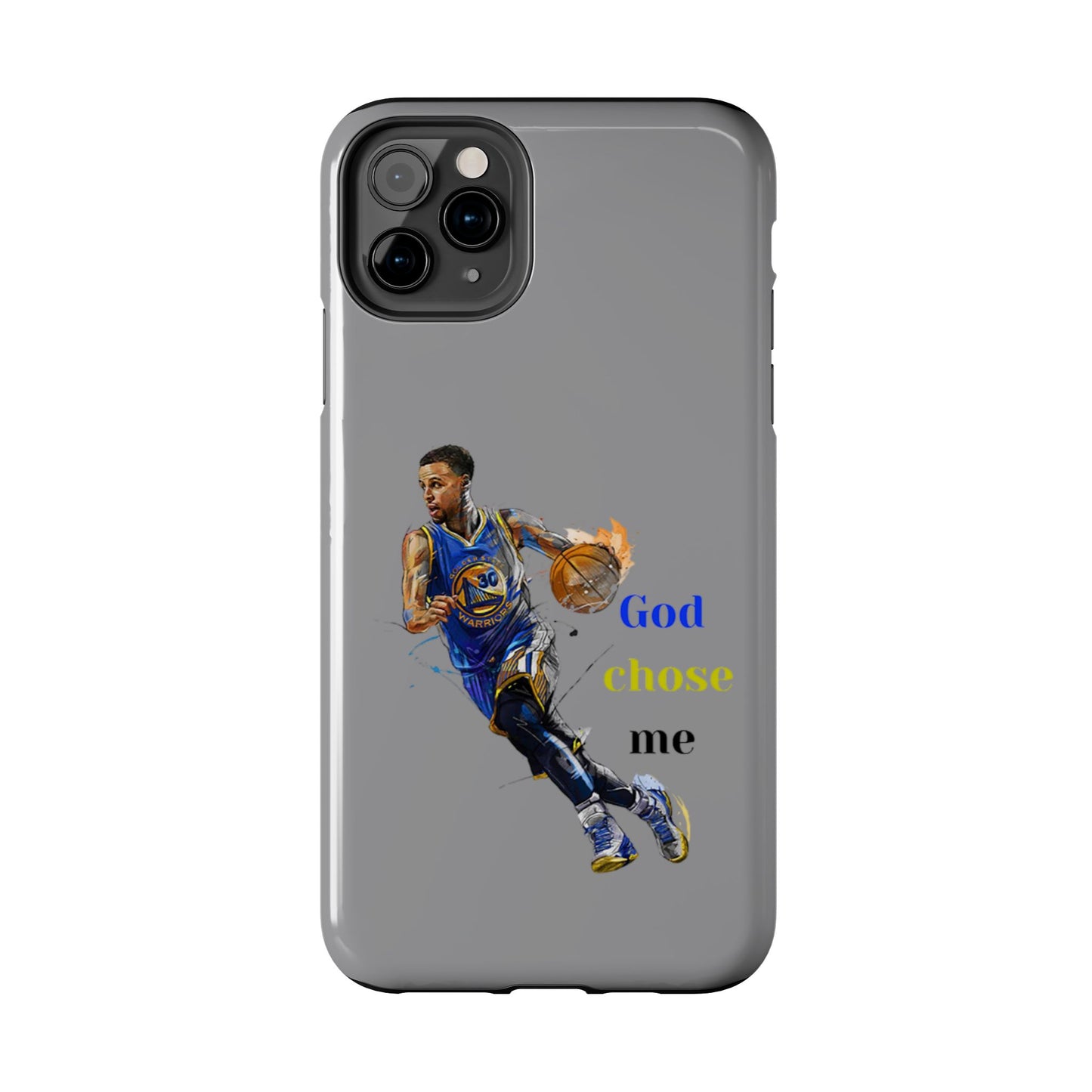Phone case- God Chose Me Tough Phone Case - Durable Protection