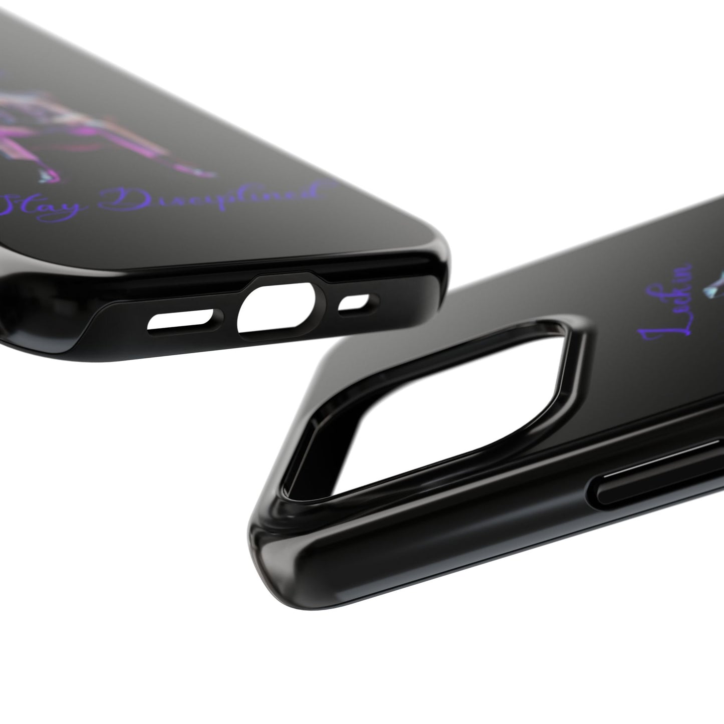 Phone case- Lock In, Stay DIsciplined Tough Phone Case - Durable Protection