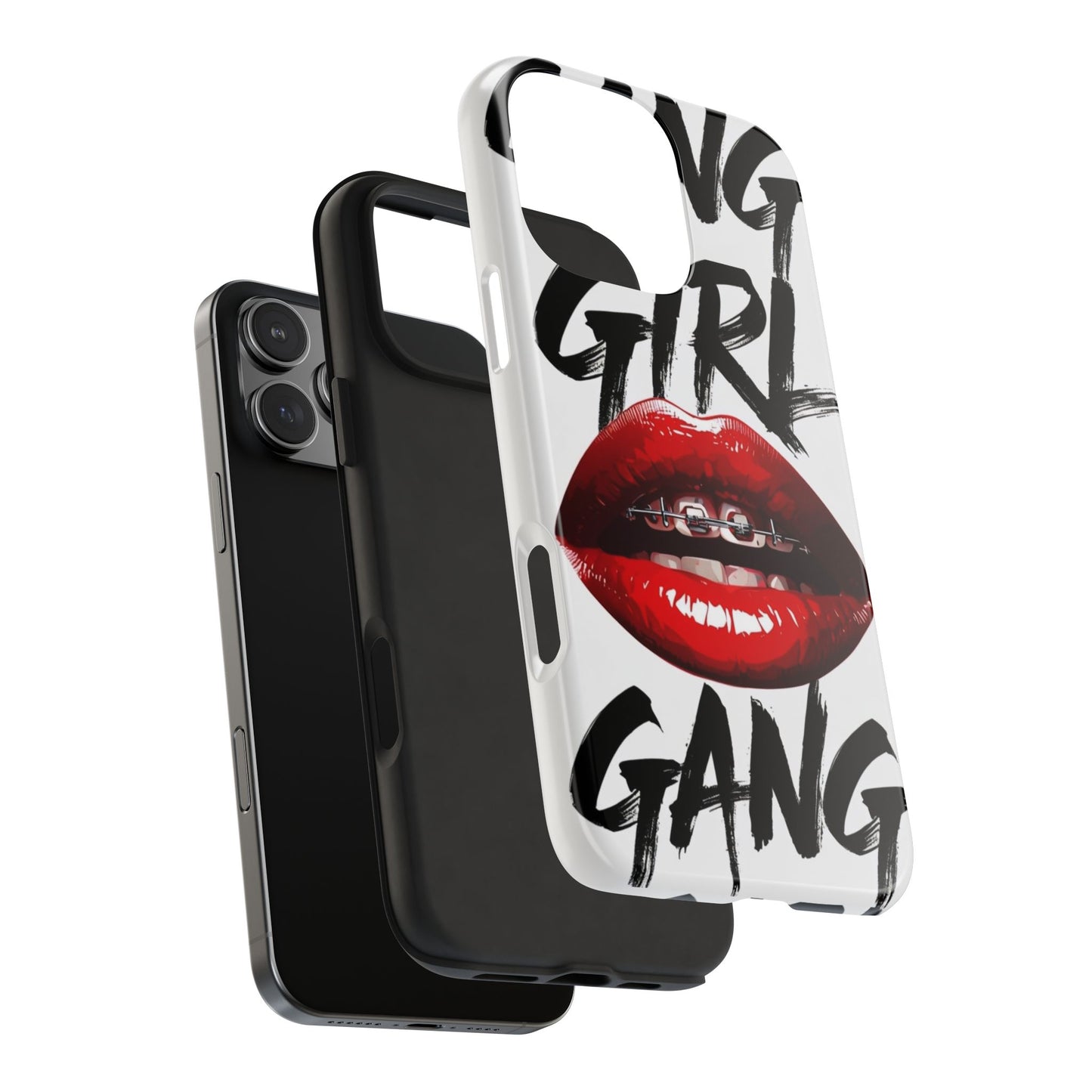 Bold 'Girl Gang' Tough Phone Case – Protective and Stylish Accessory for Trendsetters