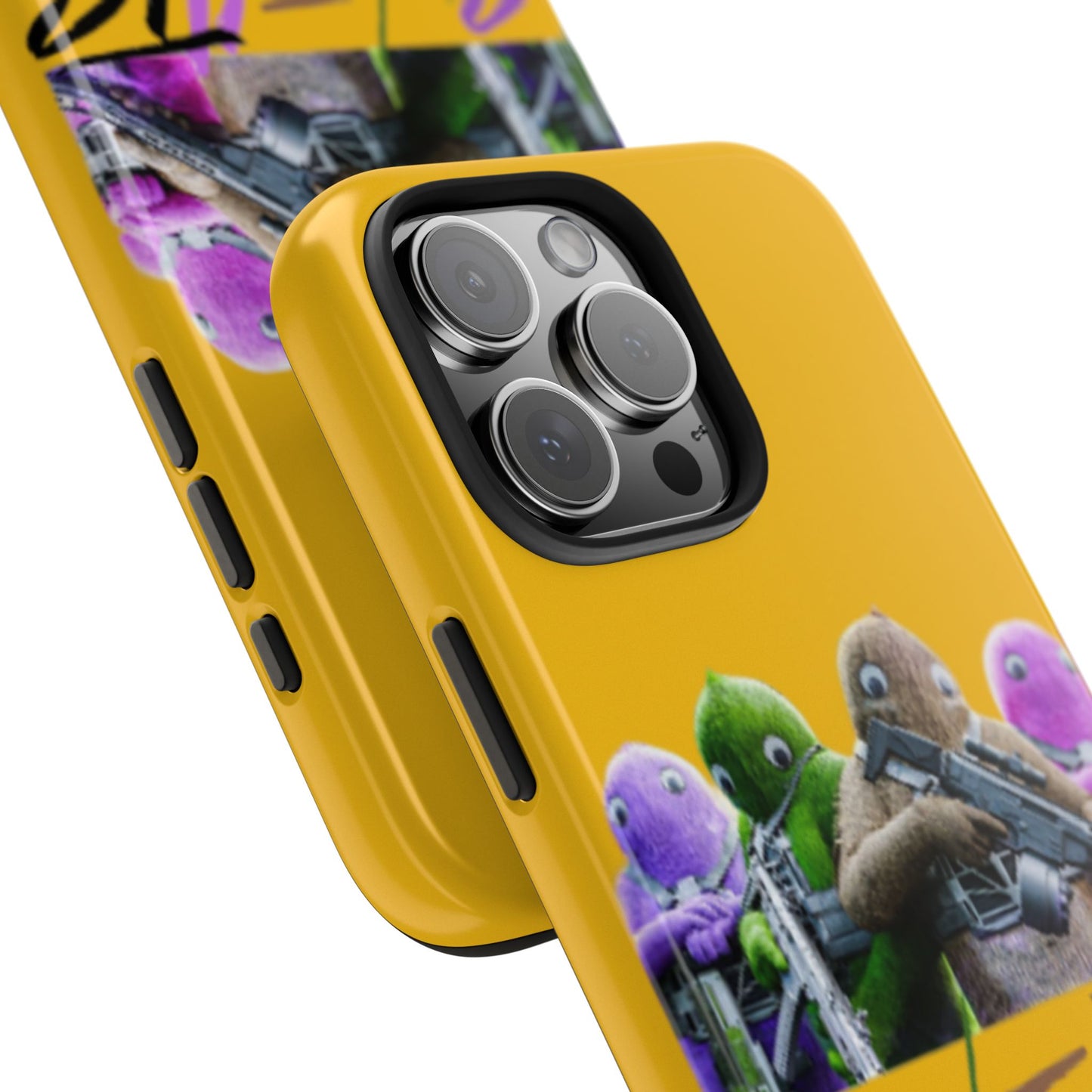 Cool Cartoon-Inspired Tough Phone Case - 'SWEATS'