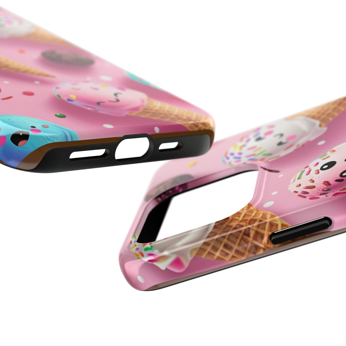 Tough Phone Cases Cute Ice Cream Design