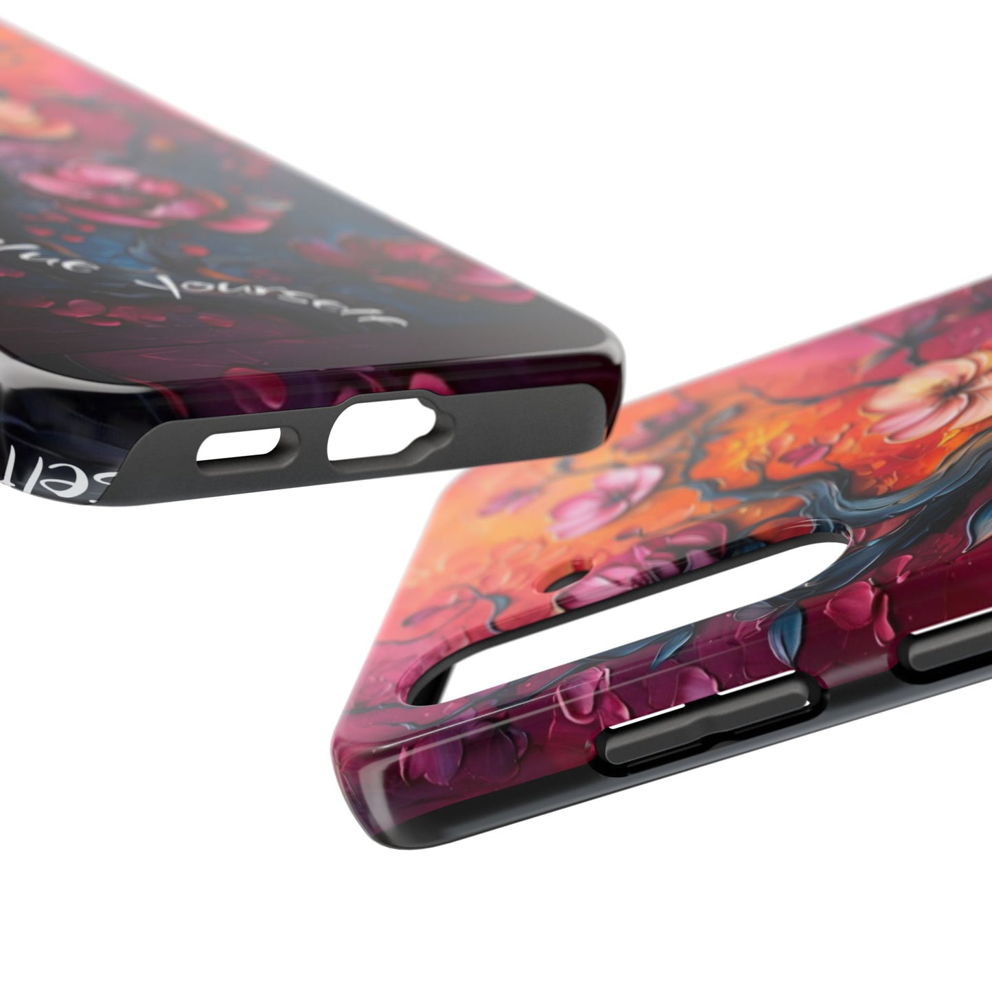 Value Yourself Floral Tough Phone Case