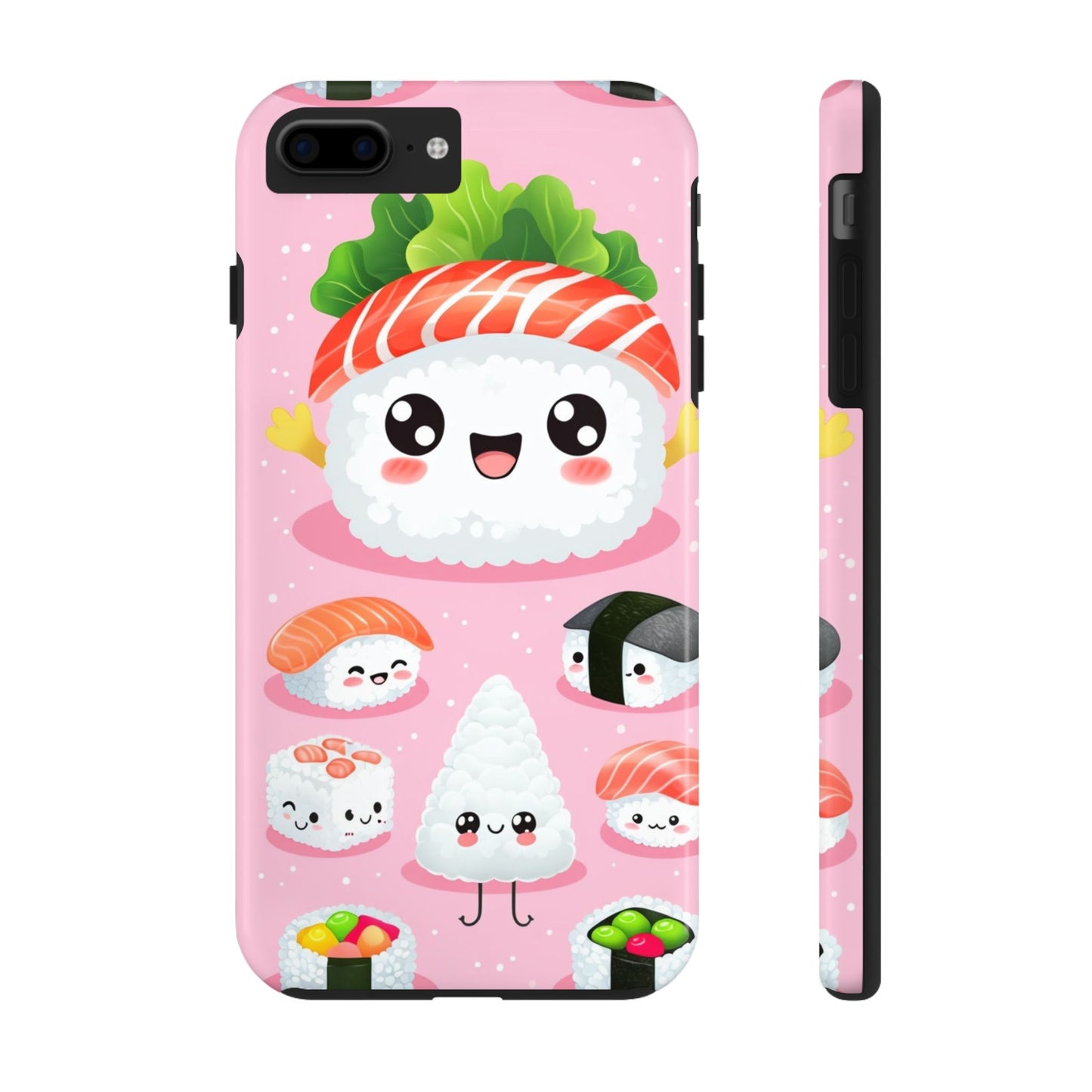 Adorable Sushi Tough Phone Case | Cute Kawaii Design for Food Lovers