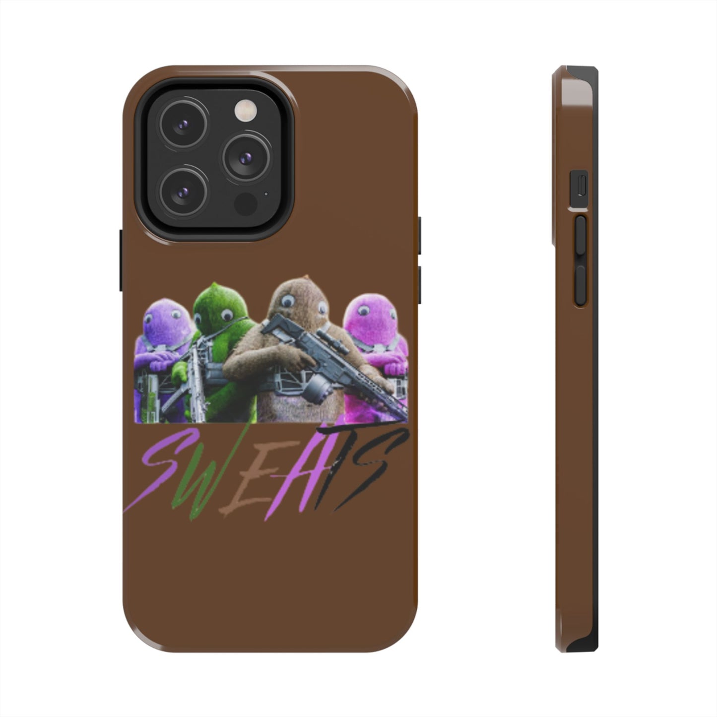 Cool Cartoon-Inspired Tough Phone Case - 'SWEATS'