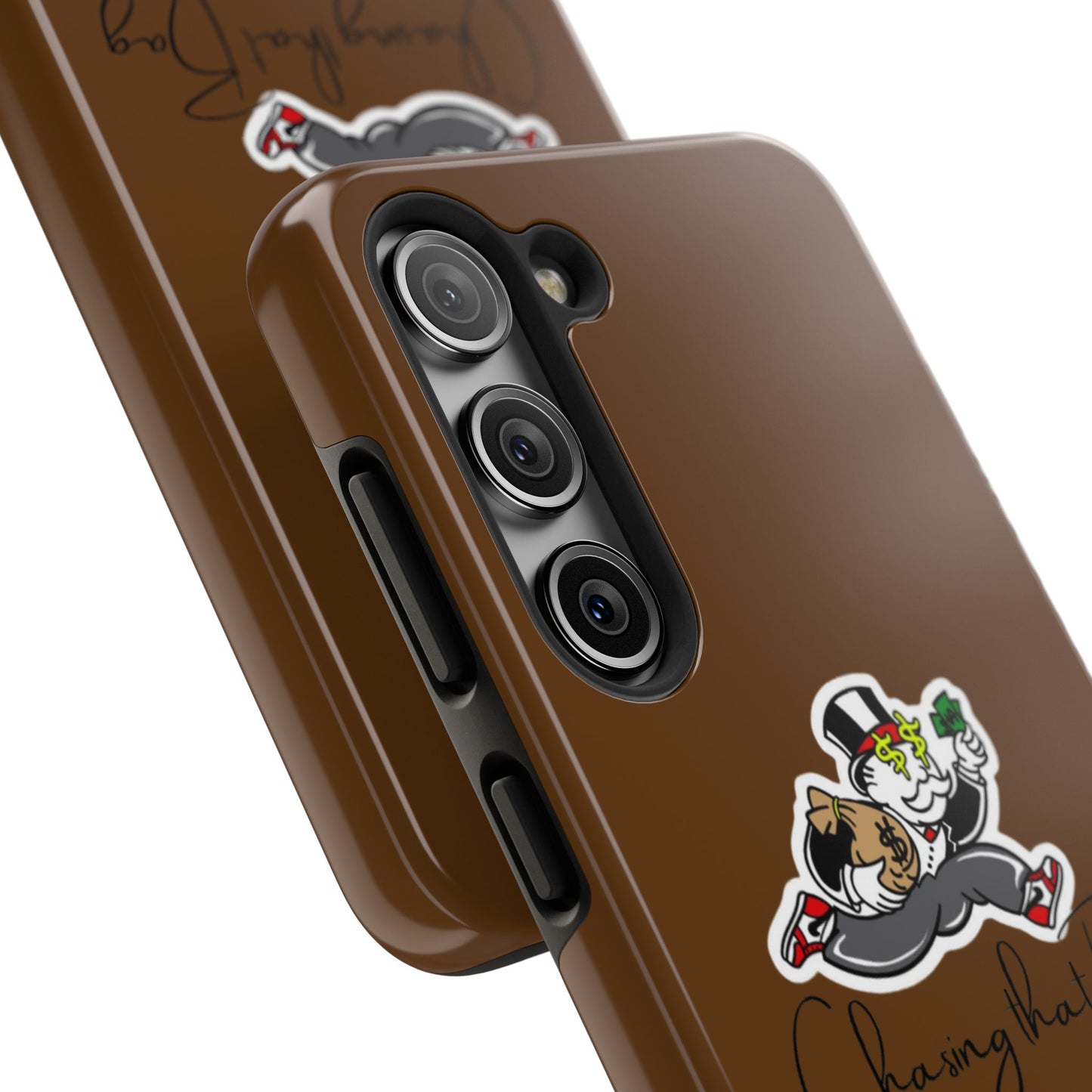 Phone Case- Chasing That Bag Tough Case- Durable Protection