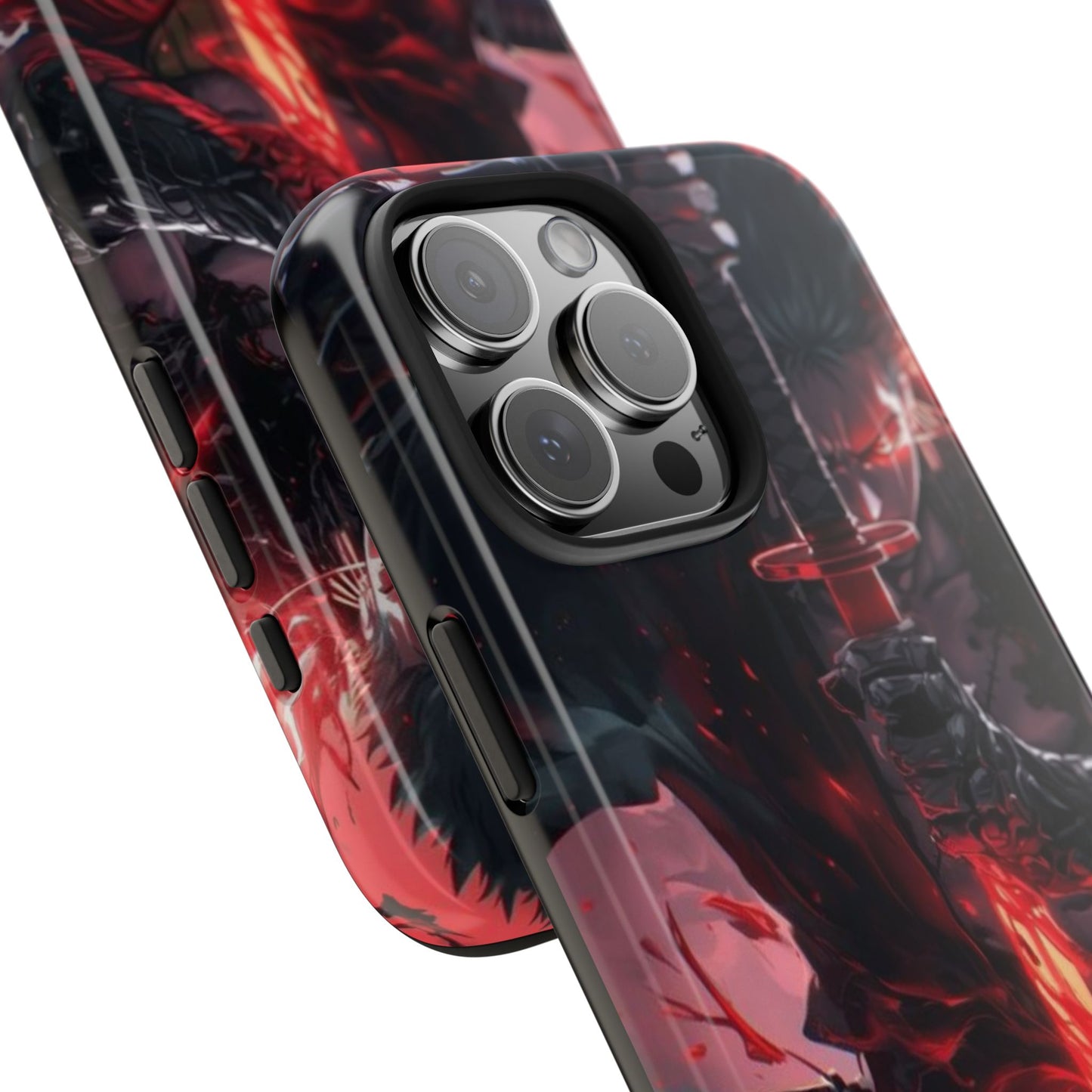 🗡️ Fierce Samurai Tough Phone Case – Durable Protection with Bold Anime Design for iPhone & Android