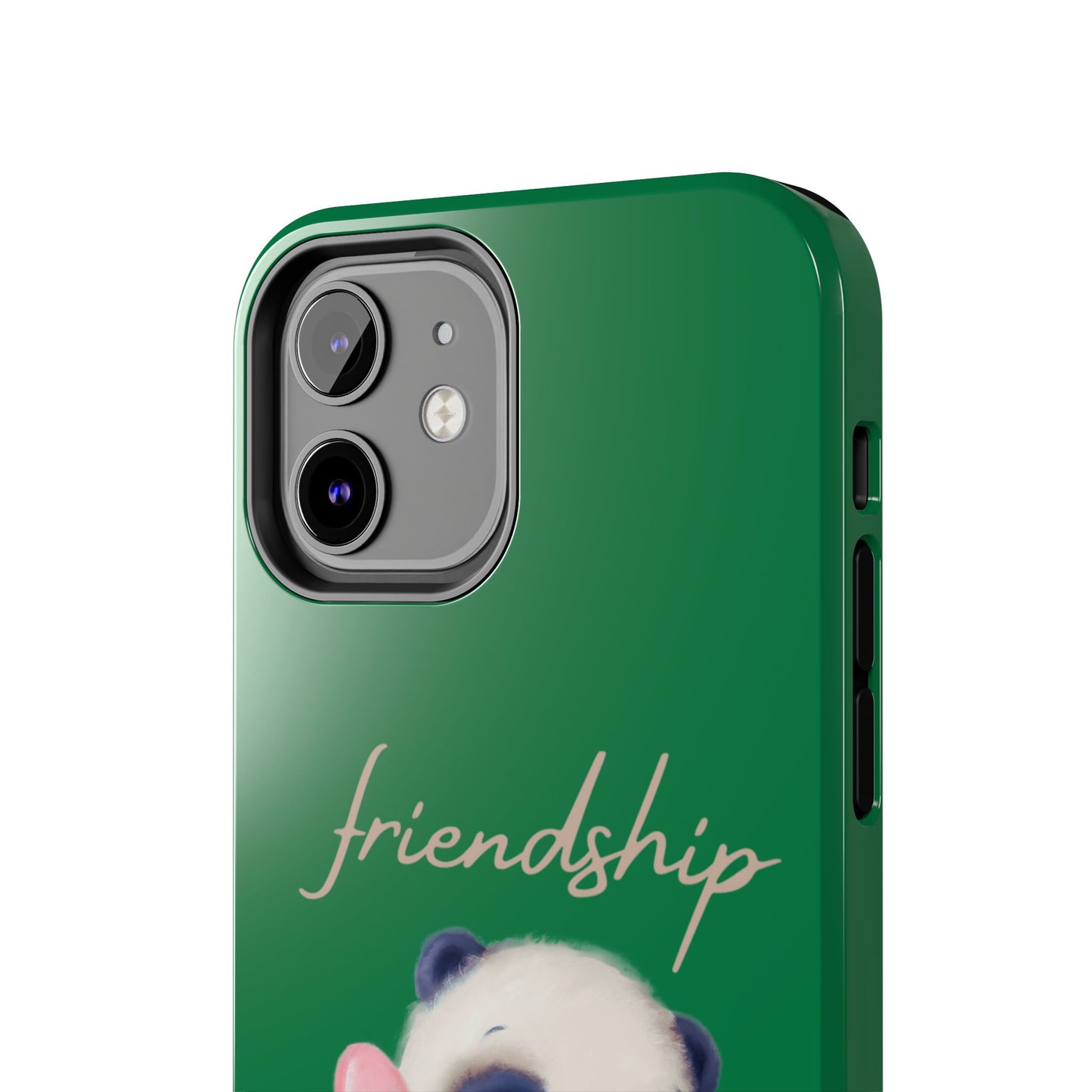 Phone case- Cute Panda Friendship Tough Phone Case - Durable Protection