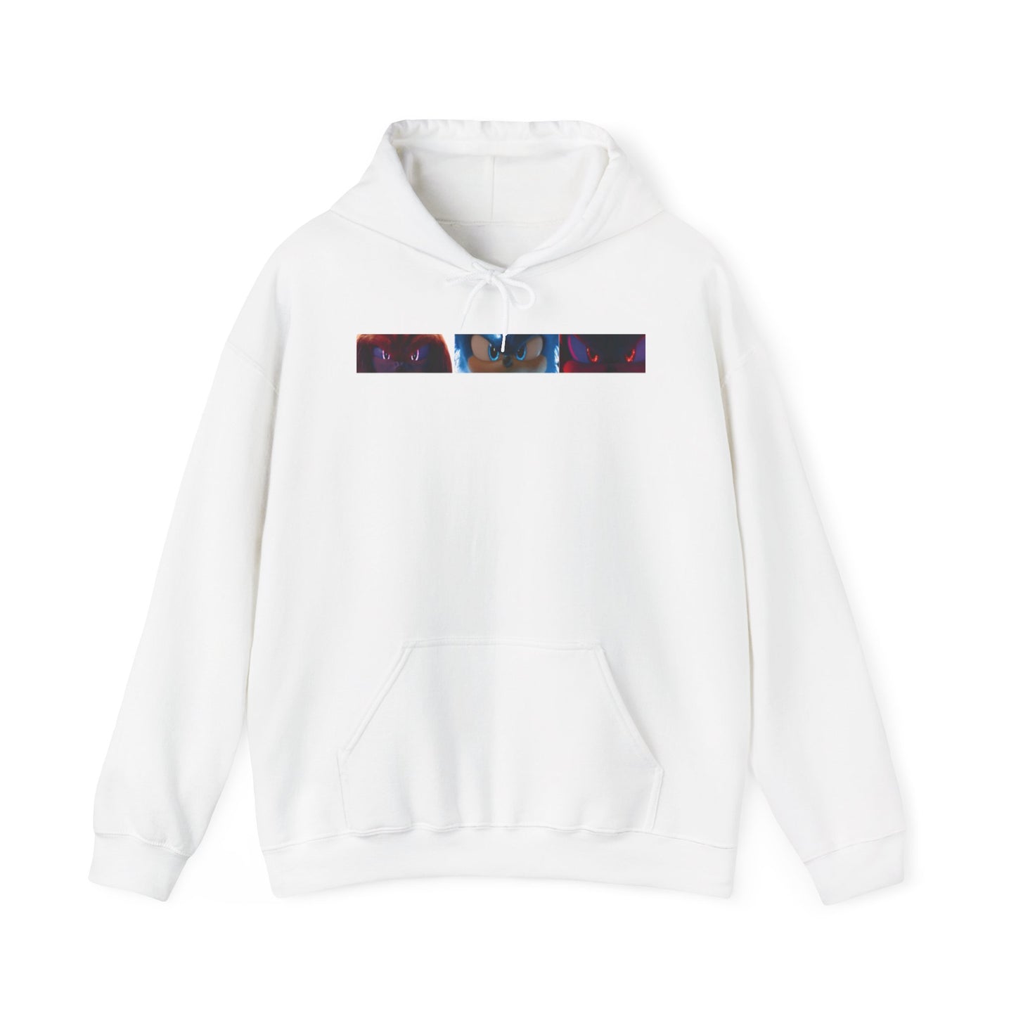 Electric Blue, Crimson Red & Obsidian Black Hoodies – Sonic, Knuckles & Shadow Gaming Sweatshirt with Drawstrings & Kangaroo Pocket