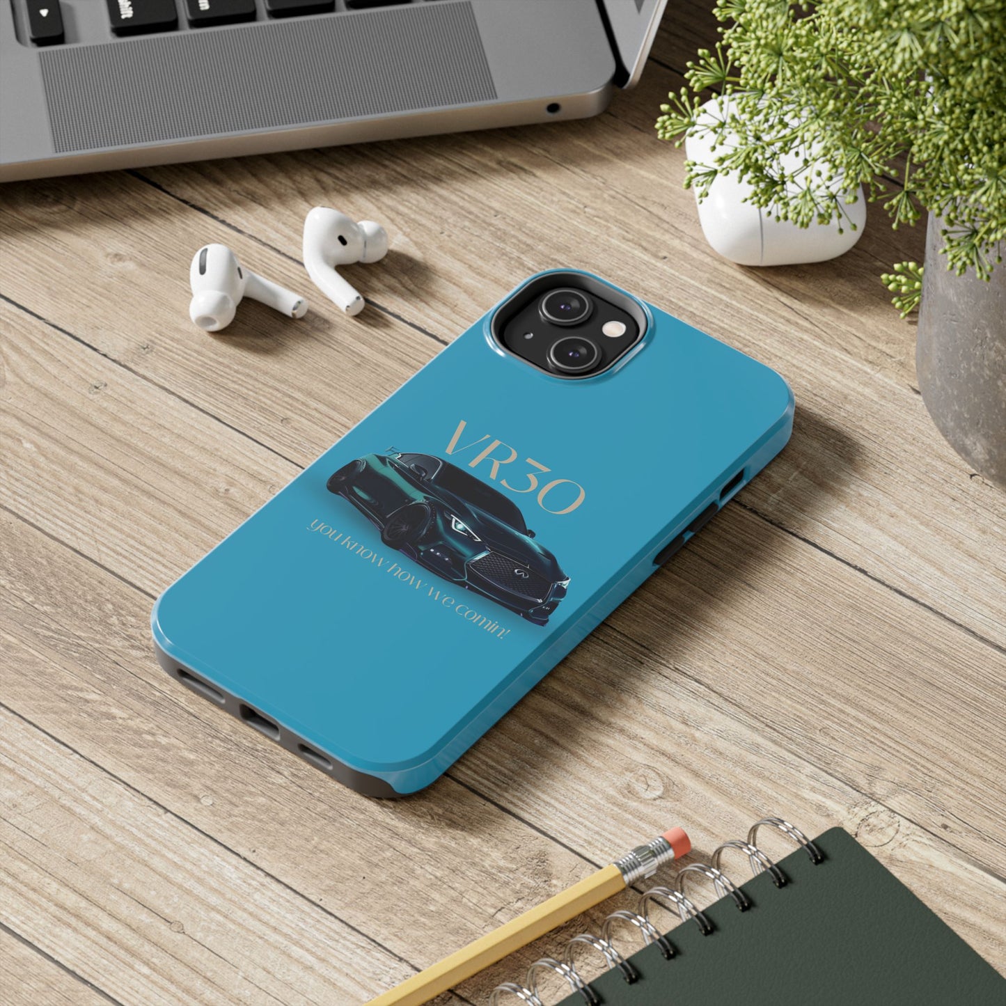 VR30 Sports Car Tough Phone Case - Stylish and Durable Protection for Car Enthusiasts