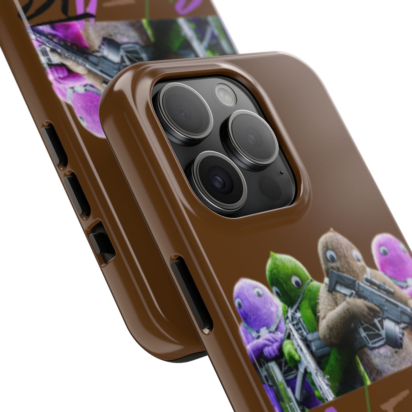 Cool Cartoon-Inspired Tough Phone Case - 'SWEATS'