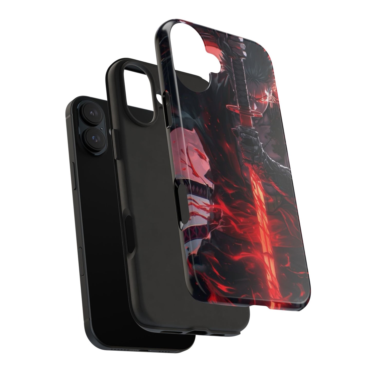 🗡️ Fierce Samurai Tough Phone Case – Durable Protection with Bold Anime Design for iPhone & Android
