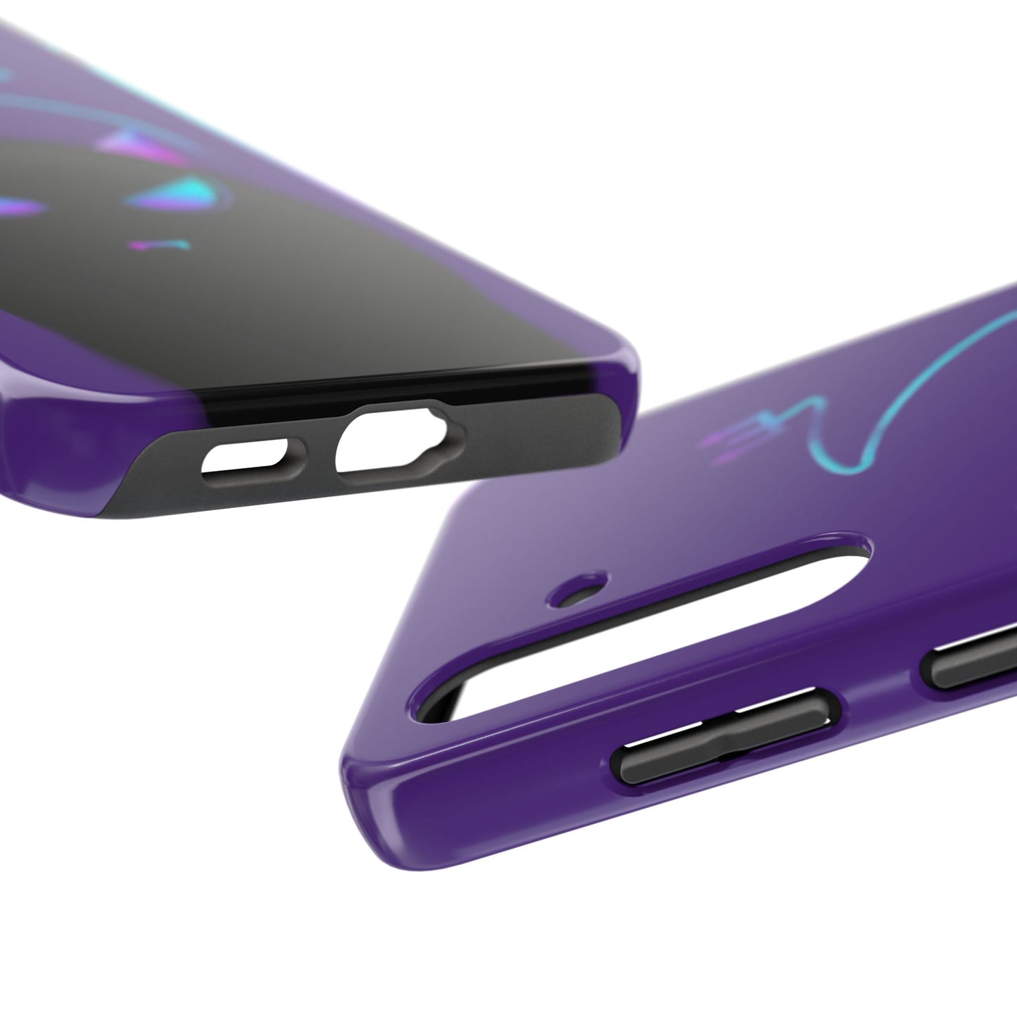 Demonic Cat Tough Phone Case - Cute & Edgy Phone Protection for Cat Lovers