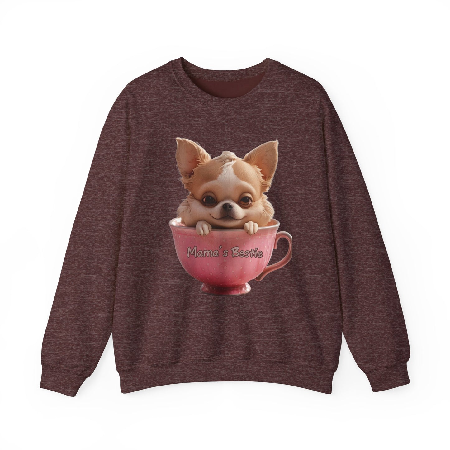 🐶 Cute Dog "Mama’s Bestie" Sweater – Cozy & Stylish for Dog Lovers! 🐶