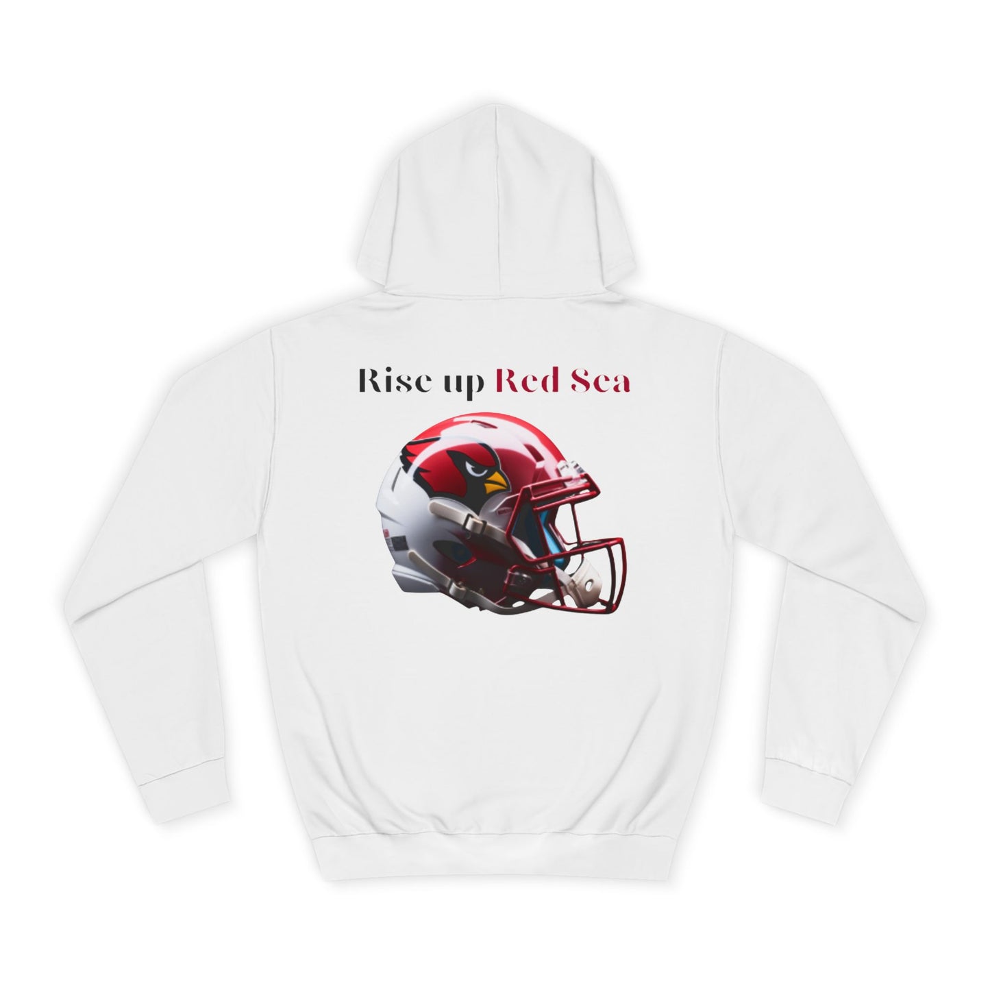 Glacier White NFL Hoodie for Men & Women – Arizona Cardinals Football Sweatshirt with Drawstrings & Kangaroo Pocket