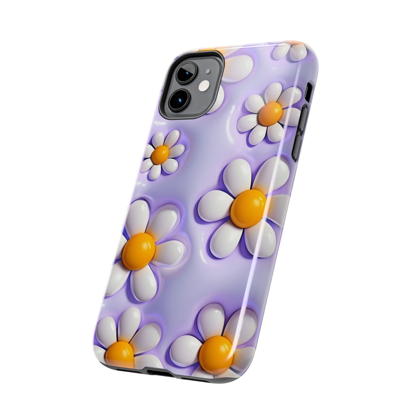 πΌ Floral Tough Phone Case β Vibrant Daisy Spring Design, for iPhones & Androids