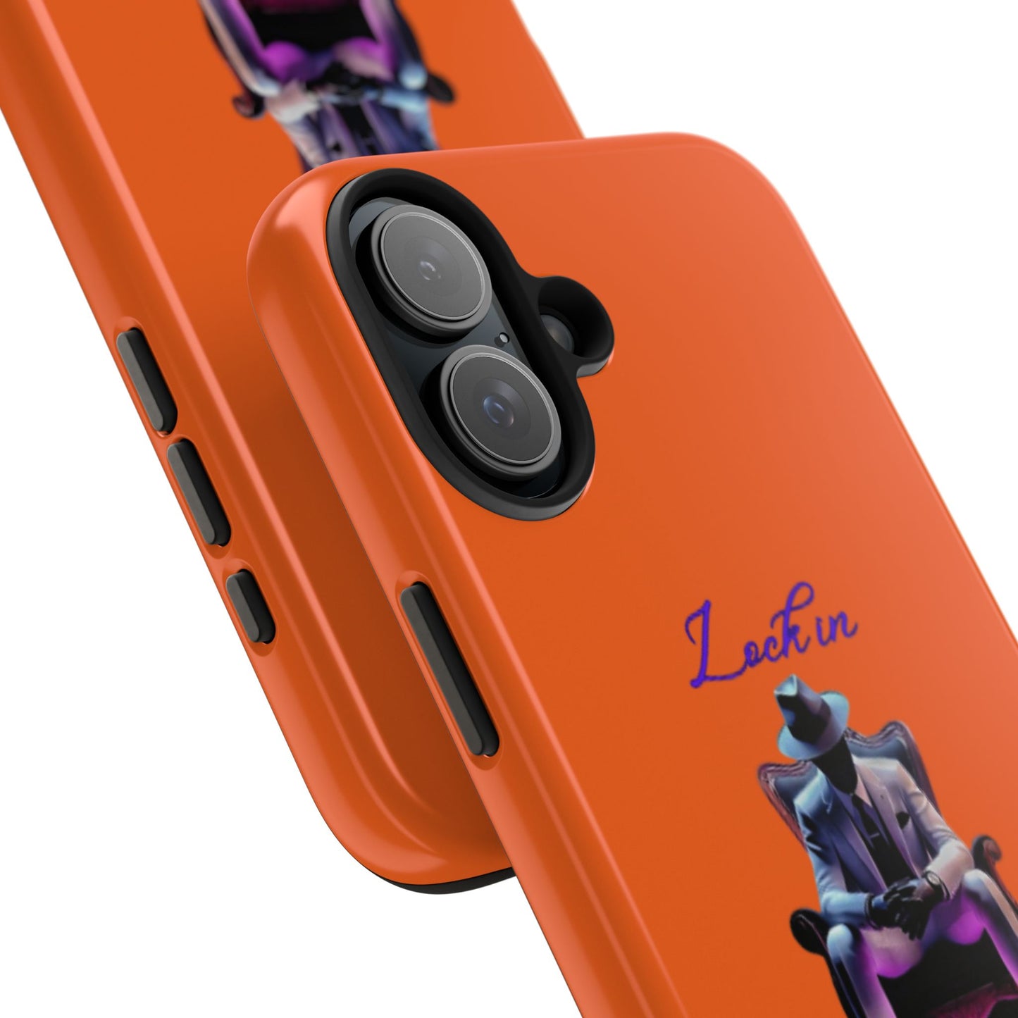 Phone case- Lock In, Stay discipline Tough Phone Case - Durable Protection