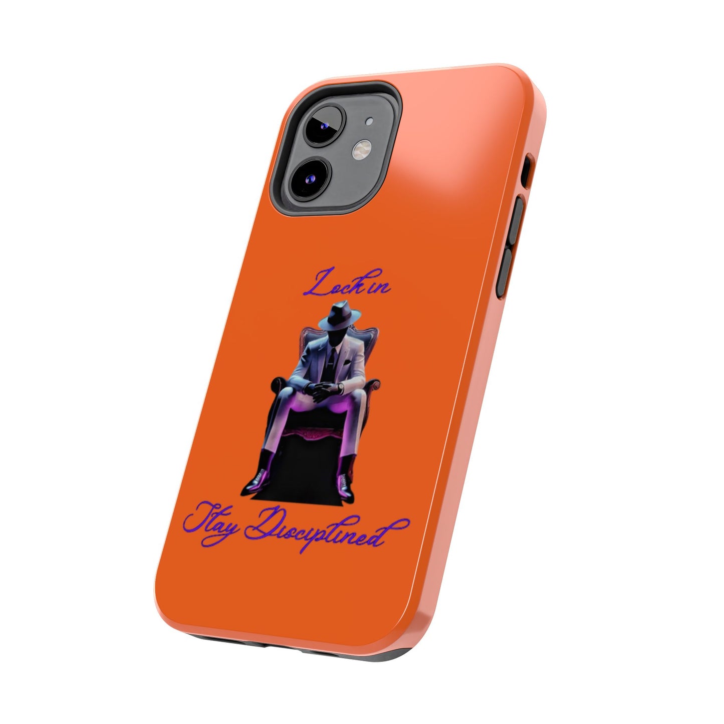 Phone case- Lock In, Stay discipline Tough Phone Case - Durable Protection