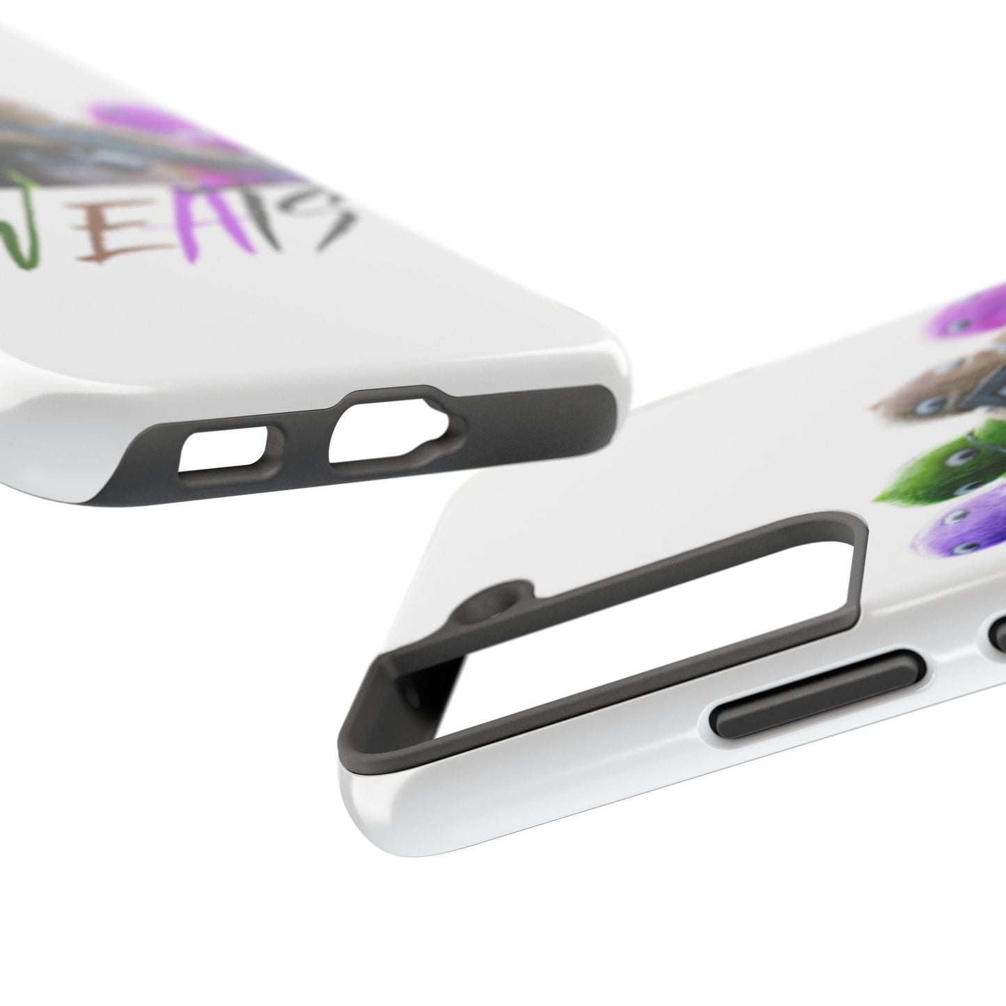 Cool Cartoon-Inspired Tough Phone Case - 'SWEATS'