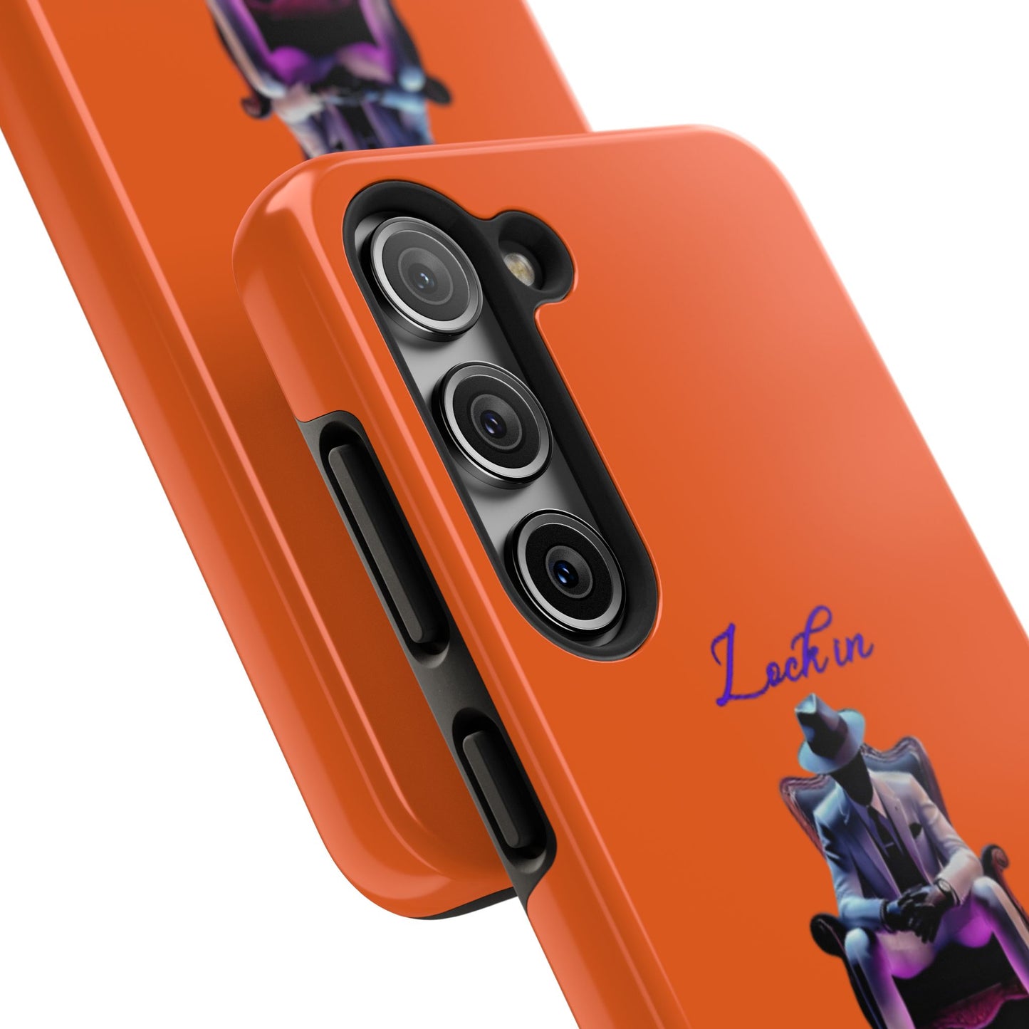 Phone case- Lock In, Stay discipline Tough Phone Case - Durable Protection