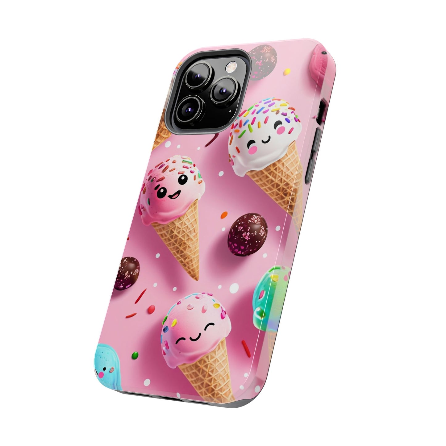 Tough Phone Cases Cute Ice Cream Design