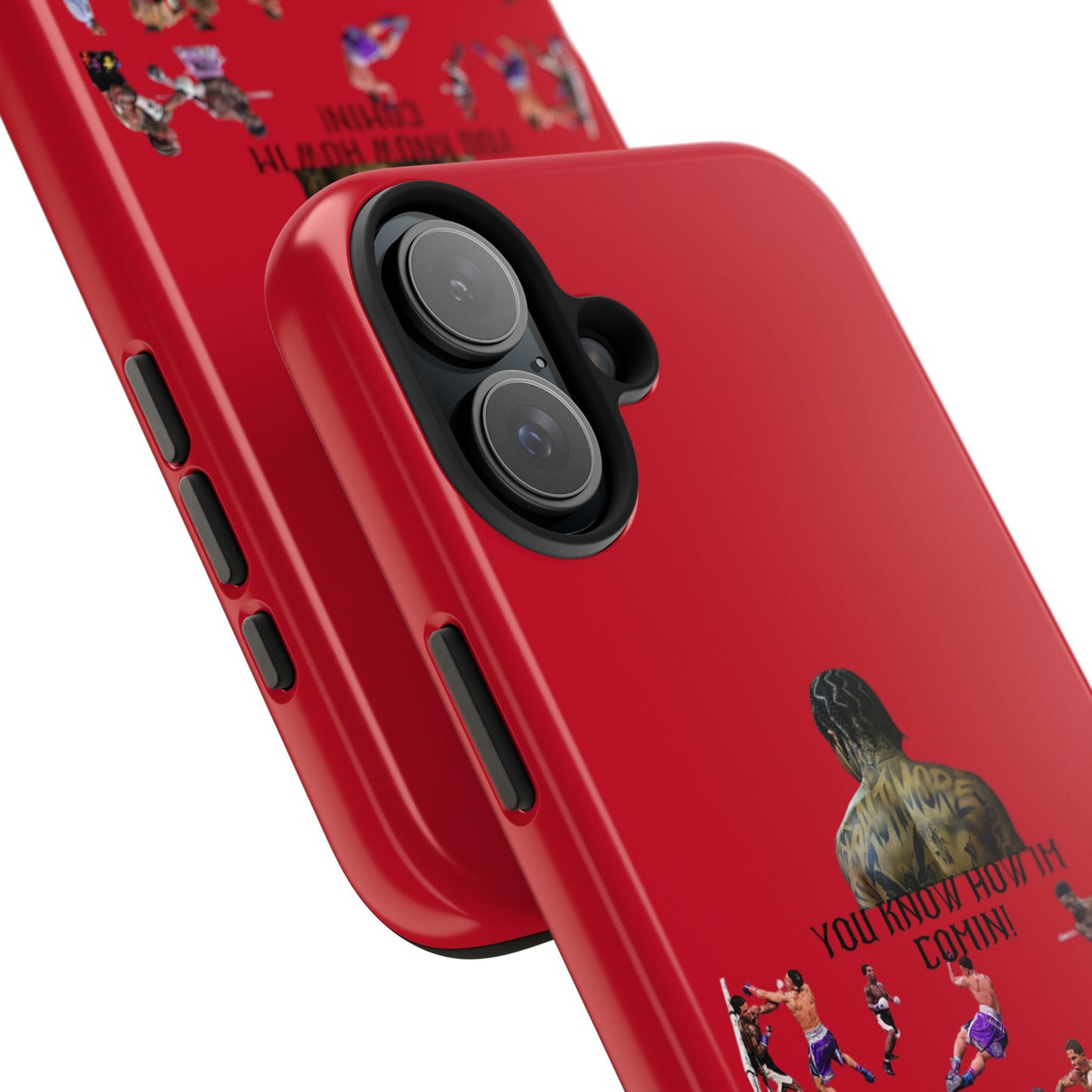 Phone case- You Know How I'm Comin' Tough Phone Case - Durable Protection