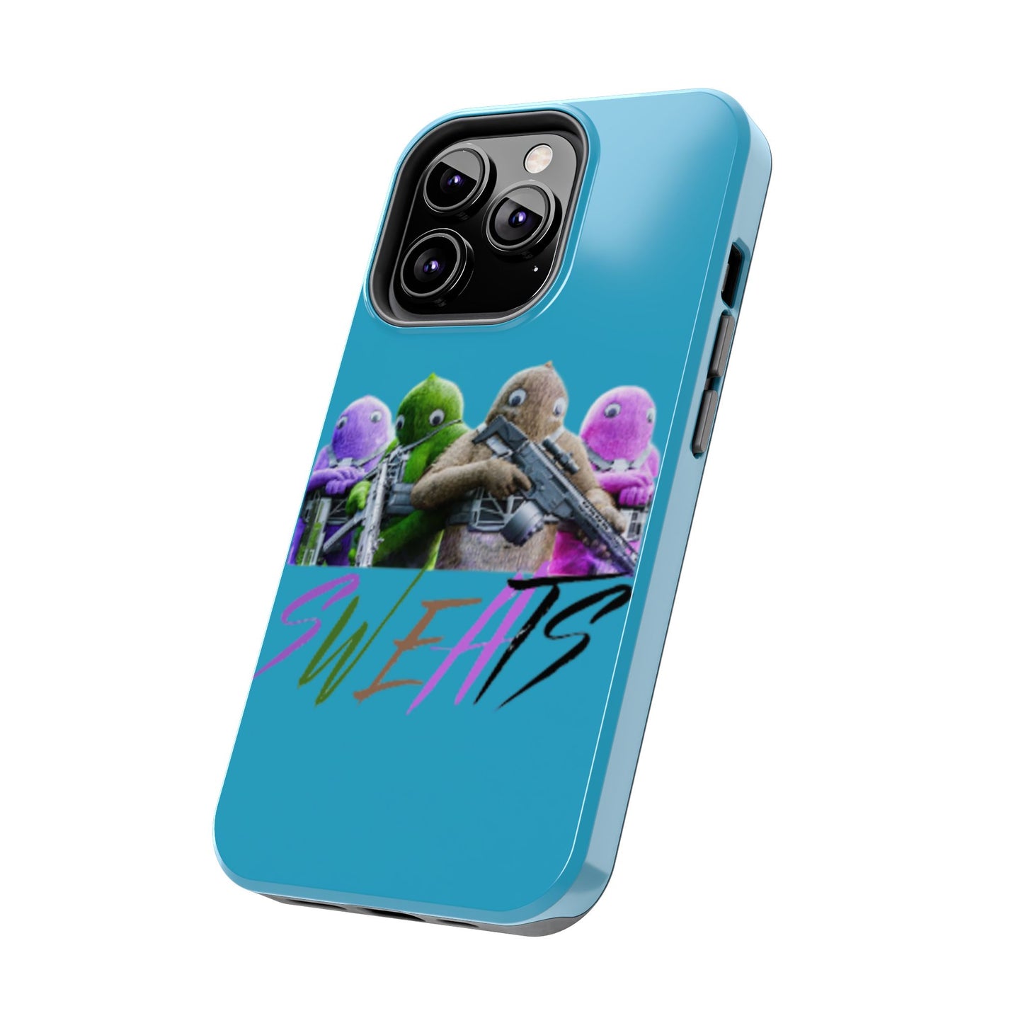 Cool Cartoon-Inspired Tough Phone Case - 'SWEATS'