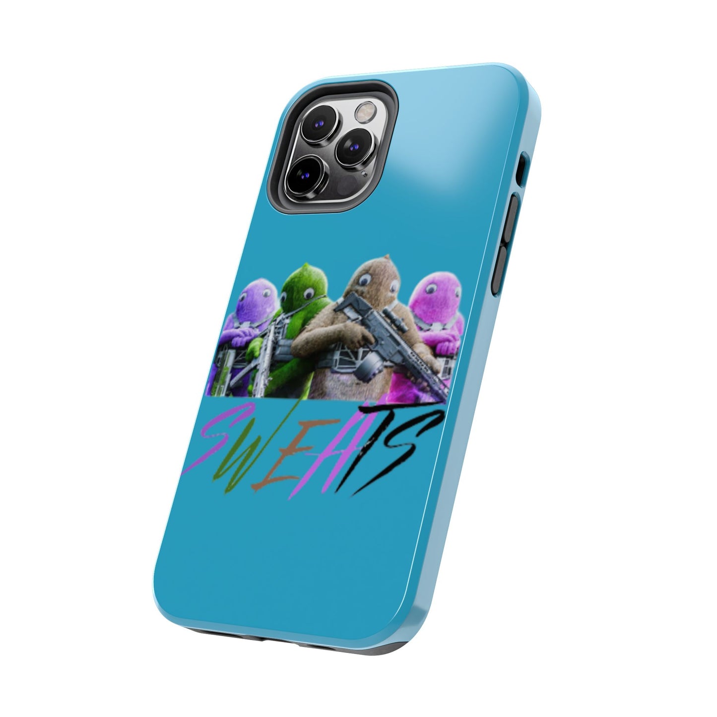 Cool Cartoon-Inspired Tough Phone Case - 'SWEATS'