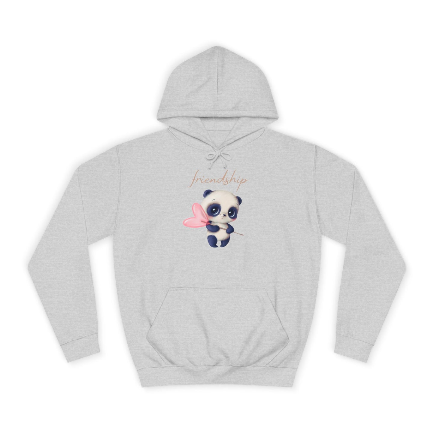 Soft Cloud Cute Sweater for Women – "Friendship Panda" Cozy Graphic Pullover