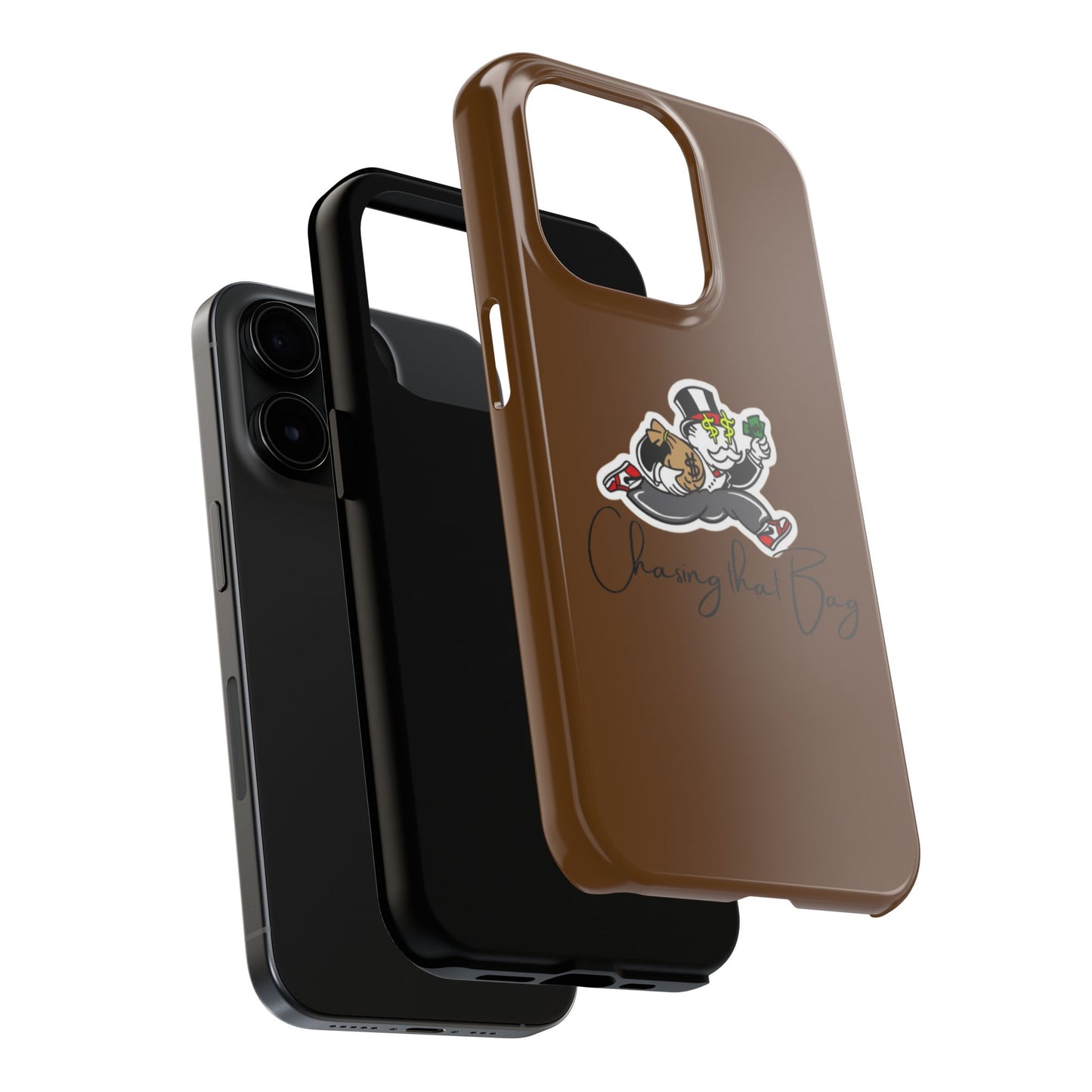 Phone Case- Chasing That Bag Tough Case- Durable Protection