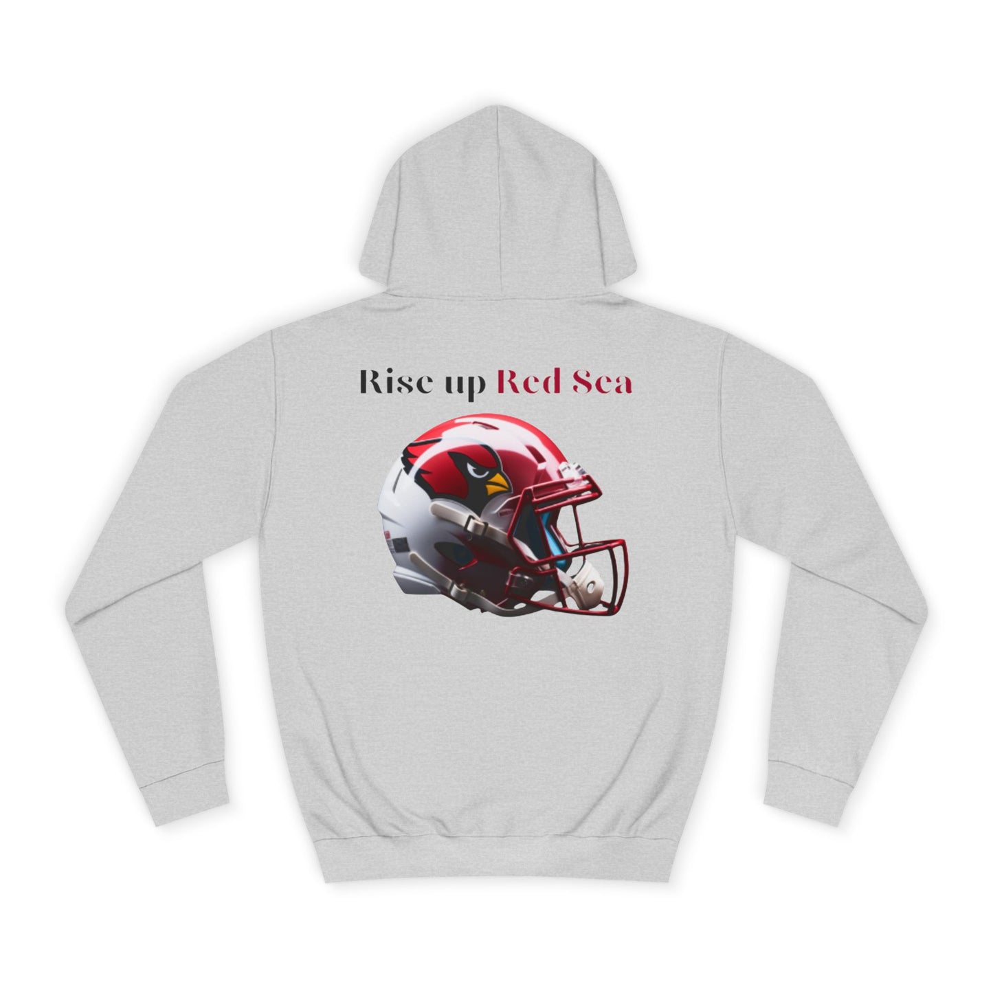 Glacier White NFL Hoodie for Men & Women – Arizona Cardinals Football Sweatshirt with Drawstrings & Kangaroo Pocket