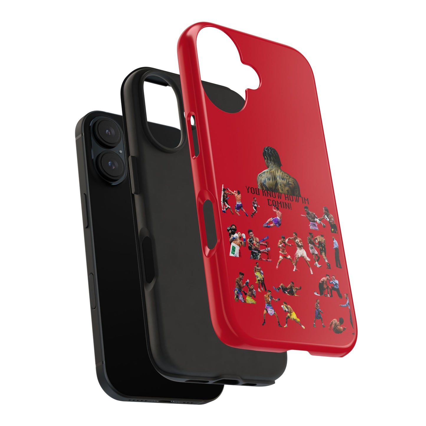 Phone case- You Know How I'm Comin' Tough Phone Case - Durable Protection