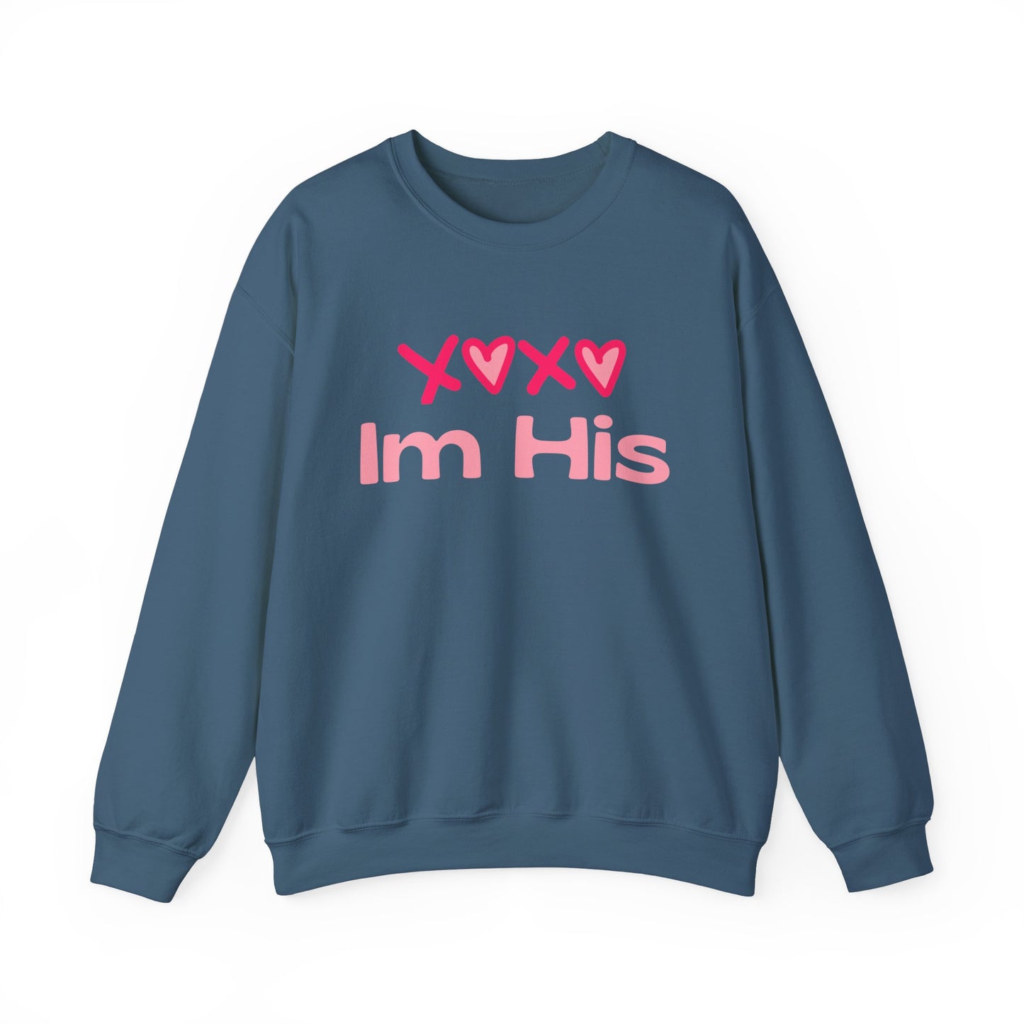 Cotton Blush XOXO Sweatshirt for Women – I’m His Romantic Everyday Lovewear