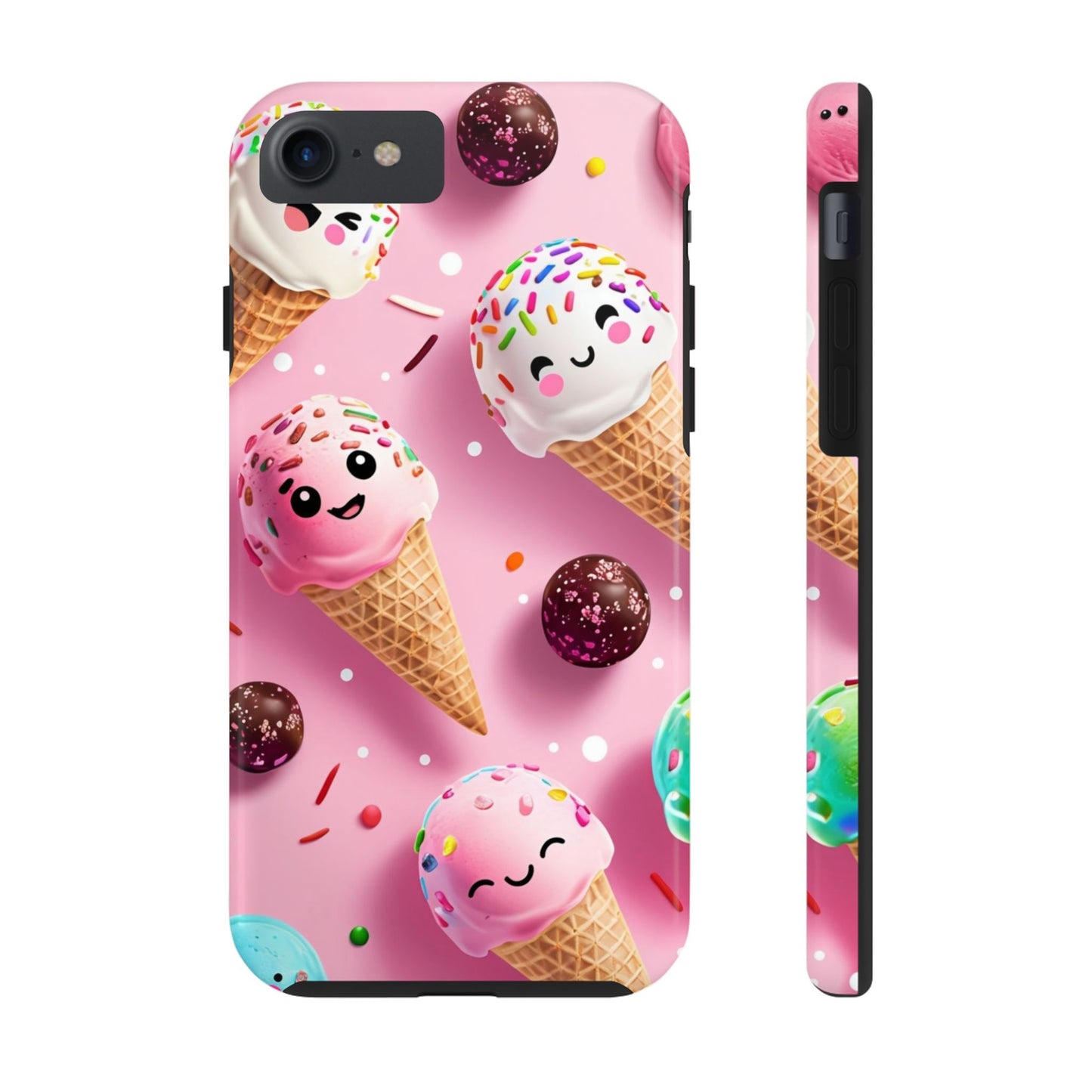 Tough Phone Cases Cute Ice Cream Design