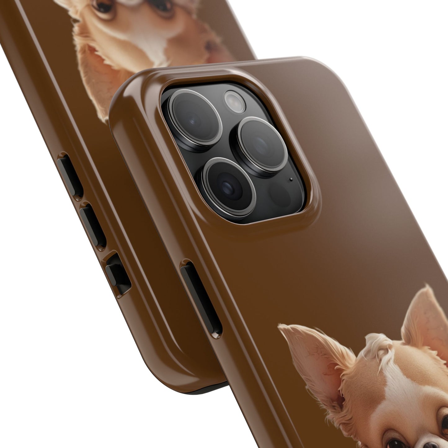 Cute Chihuahua Tough Phone Case - 'Mama's Bestie' Design