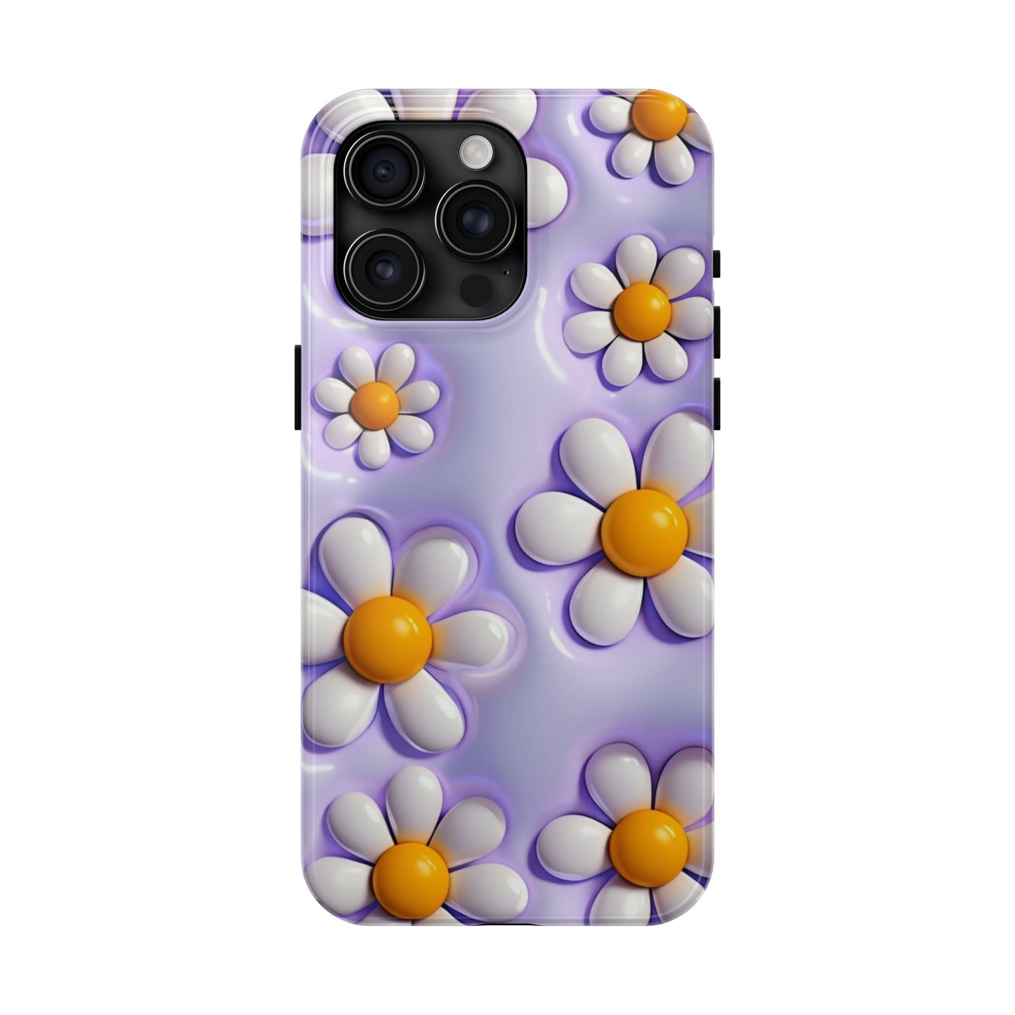 πΌ Floral Tough Phone Case β Vibrant Daisy Spring Design, for iPhones & Androids