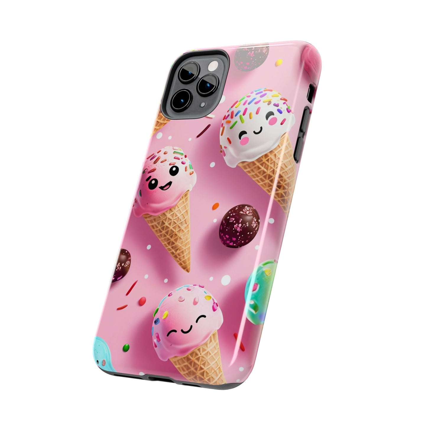 Tough Phone Cases Cute Ice Cream Design