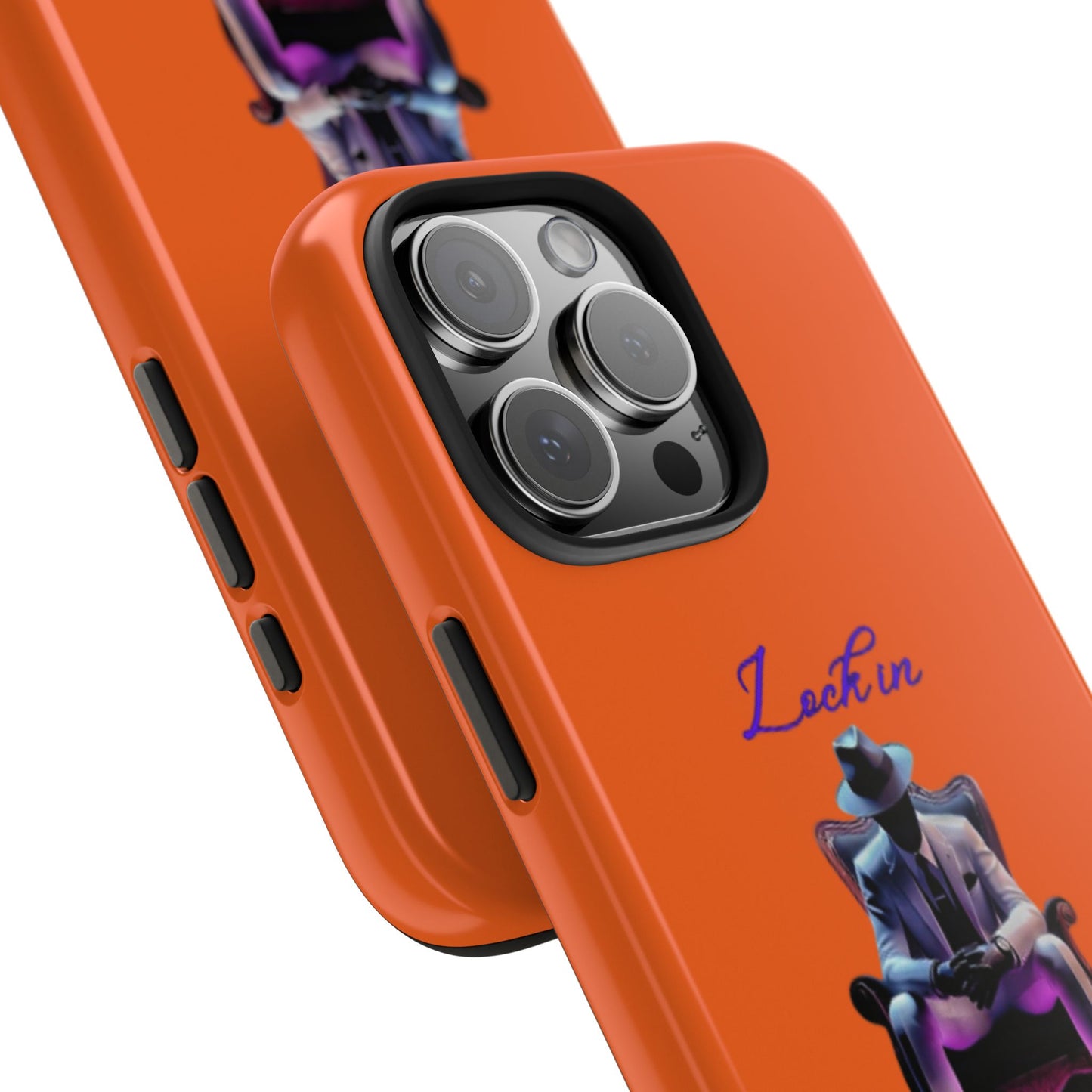 Phone case- Lock In, Stay discipline Tough Phone Case - Durable Protection