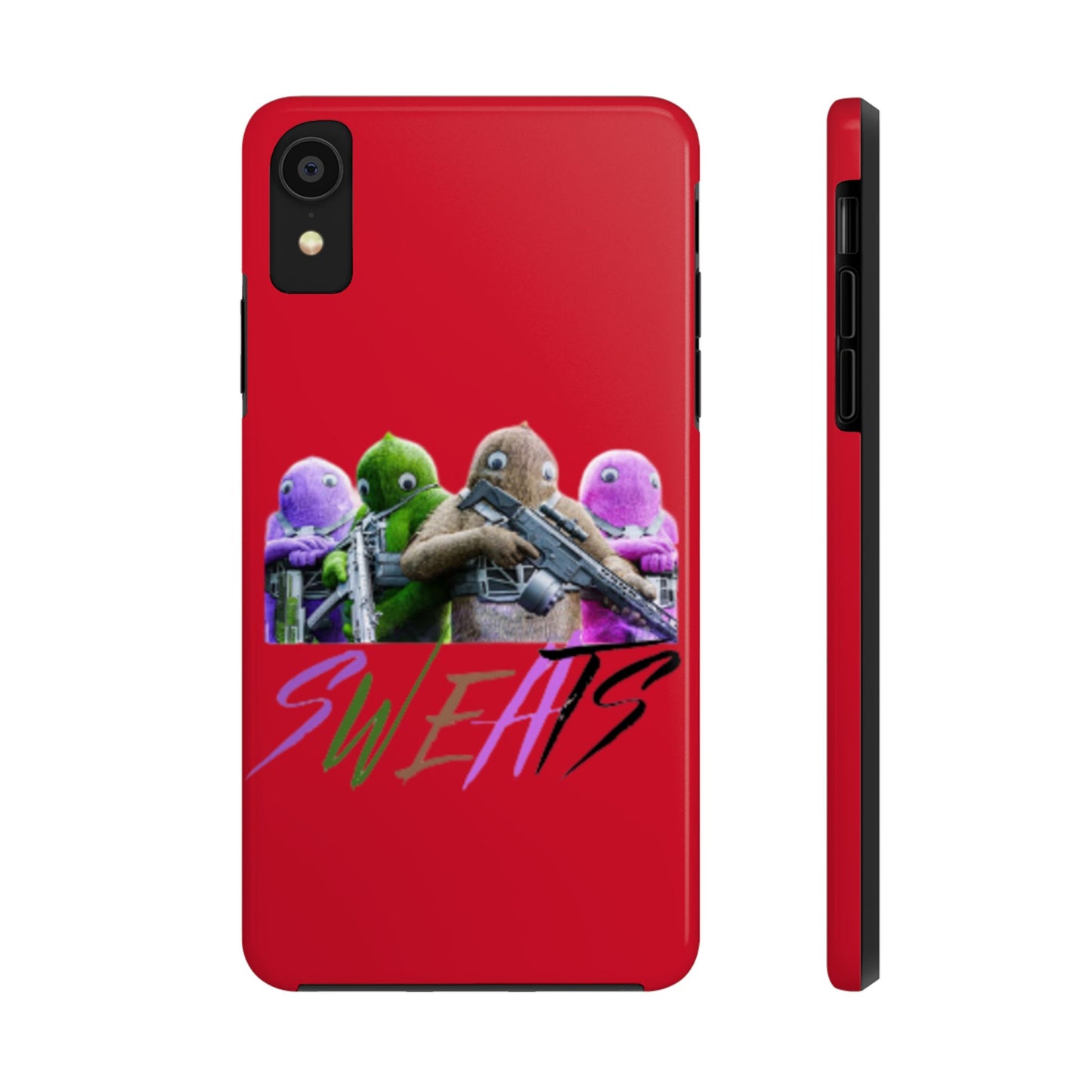 Cool Cartoon-Inspired Tough Phone Case - 'SWEATS'