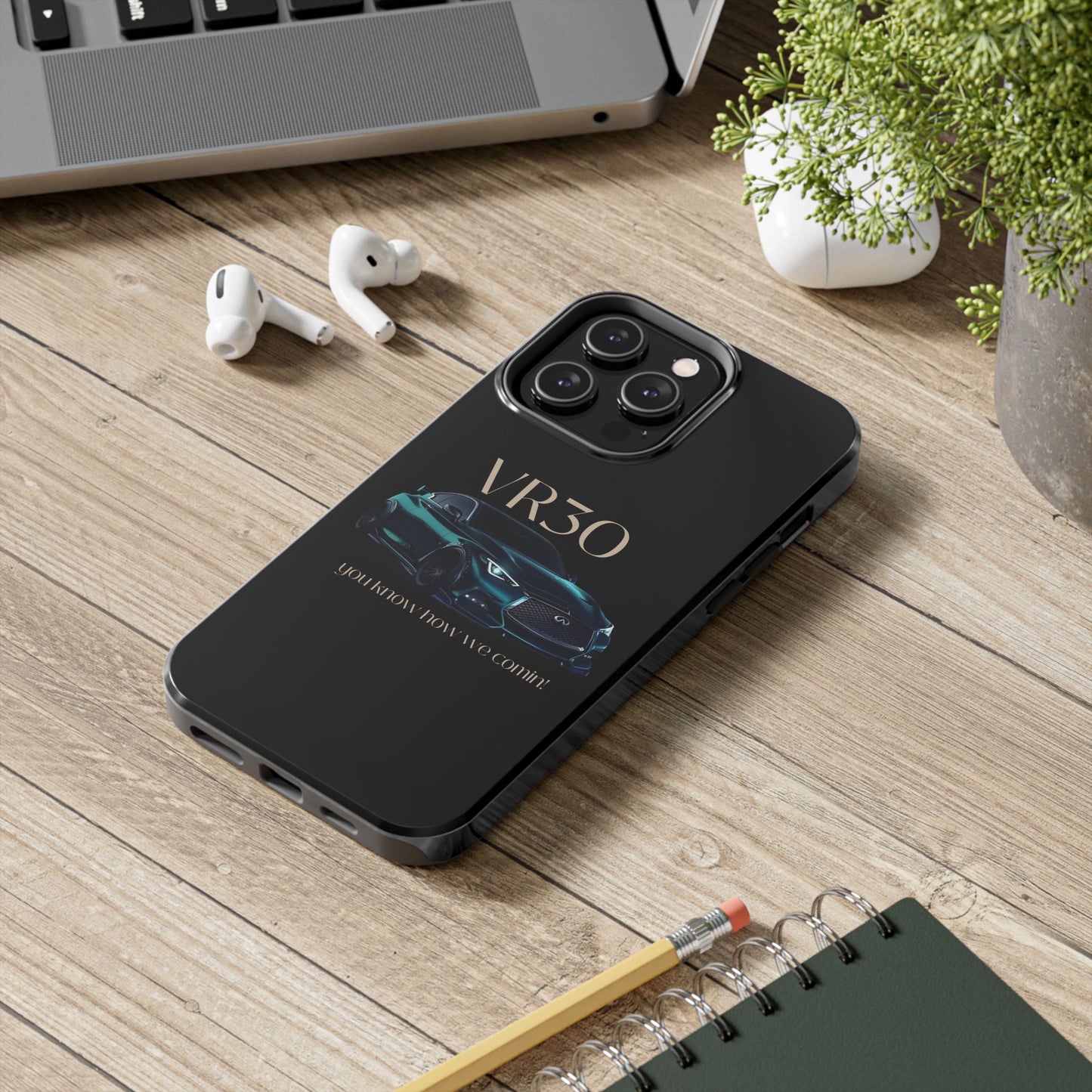 VR30 Sports Car Tough Phone Case - Stylish and Durable Protection for Car Enthusiasts