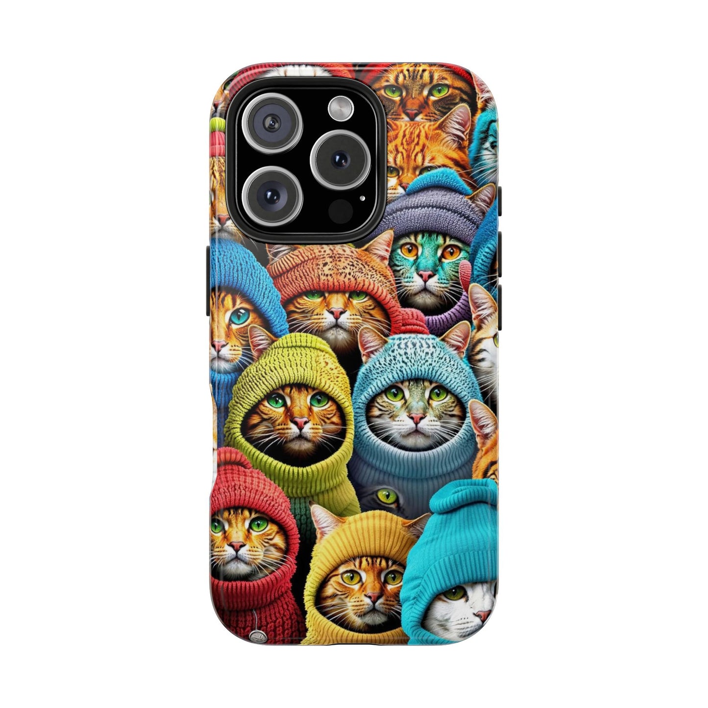 "Cool Cats Tough Phone Case – Stylish & Durable Protective Cover for iPhone & Android"