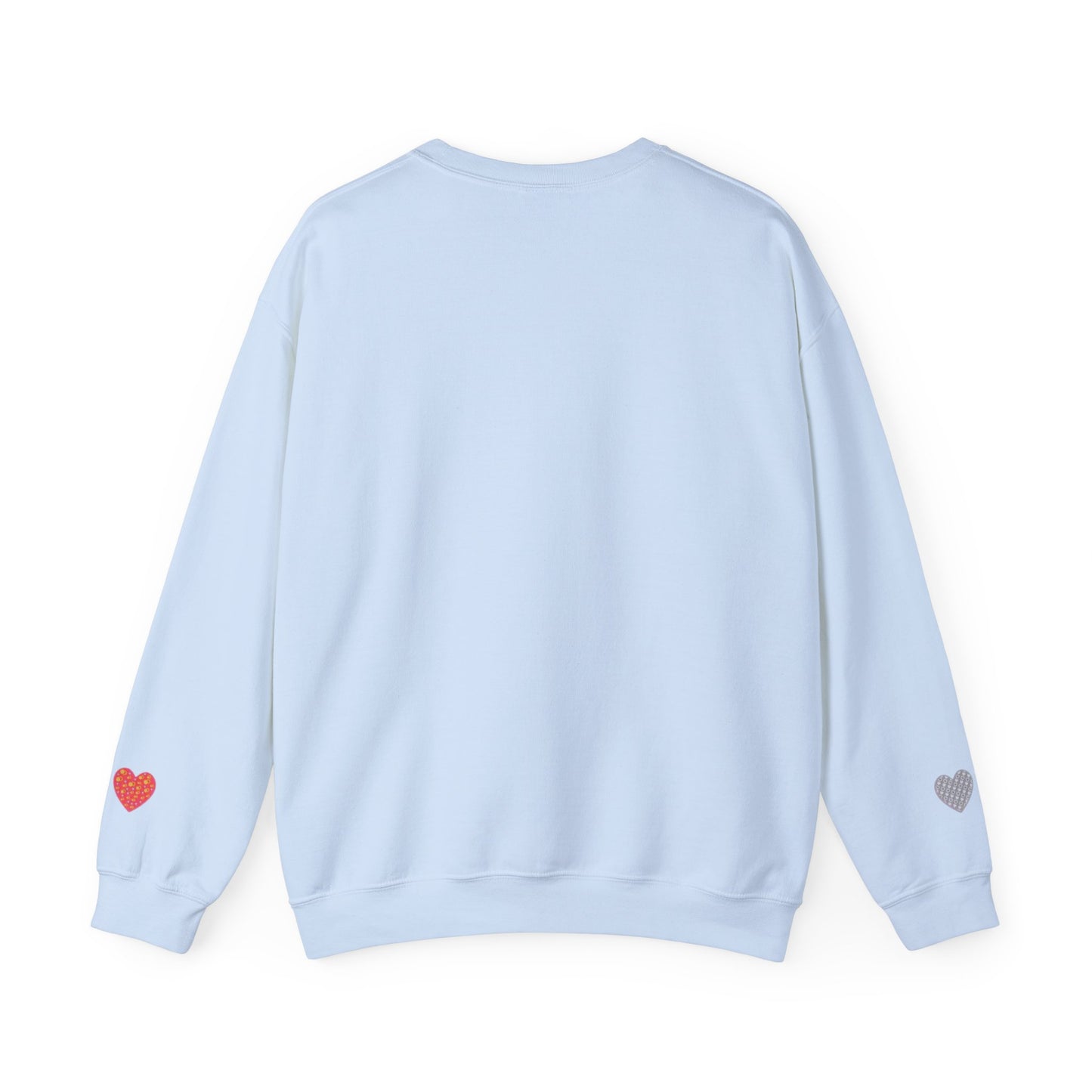 Ivory Cloud White Sweatshirt for Women – Love Hearts Cozy Everyday Sweater