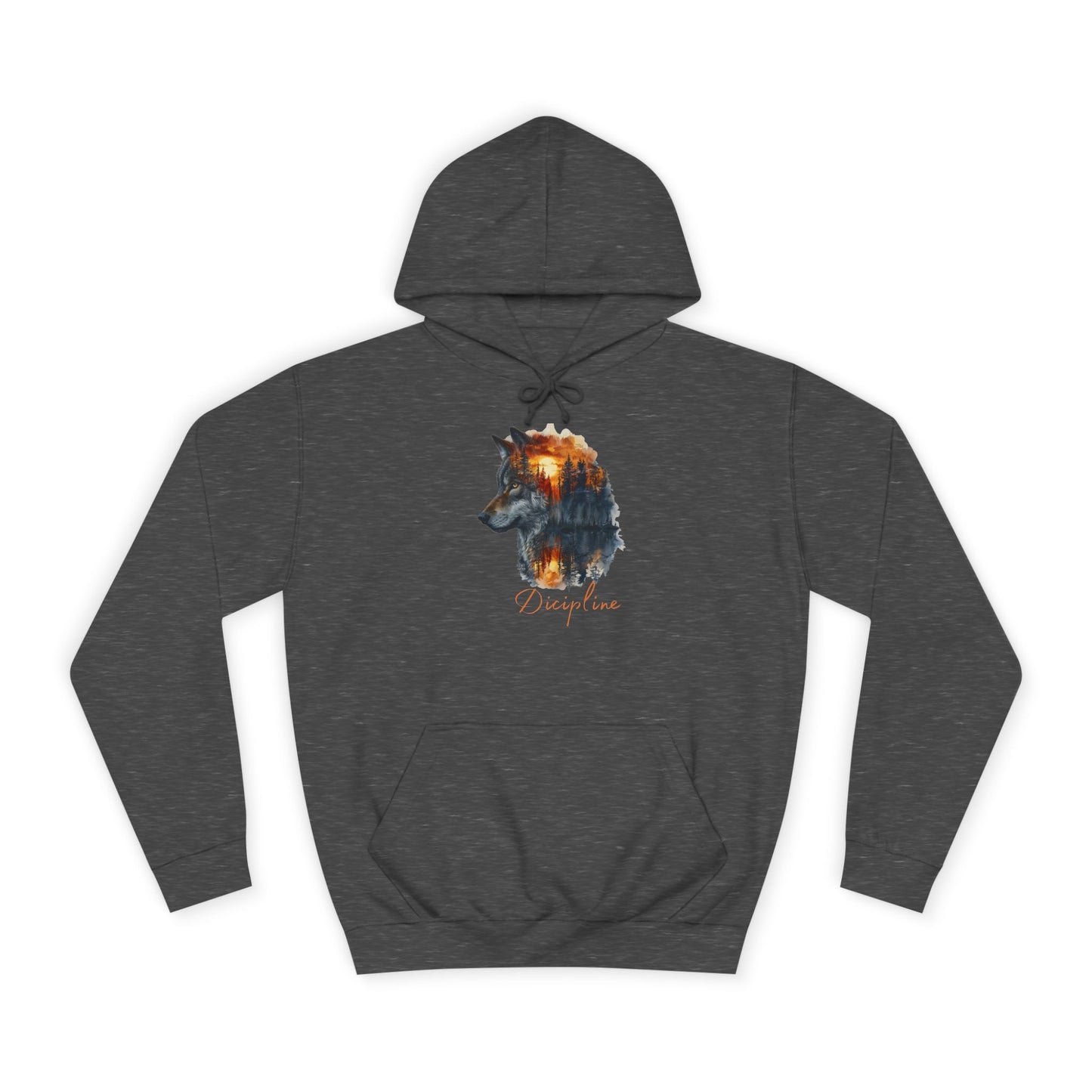 Neon Storm Wild Wolf Graphic Pullover – Multicolor Men’s Streetwear Sweatshirt