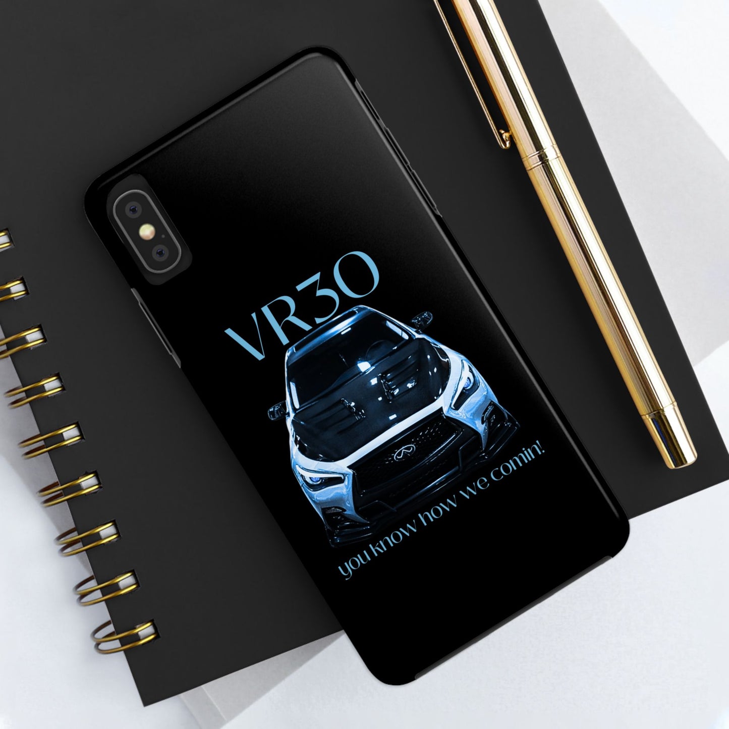VR30 Sports Car Tough Phone Case - Stylish and Durable Protection for Car Enthusiasts
