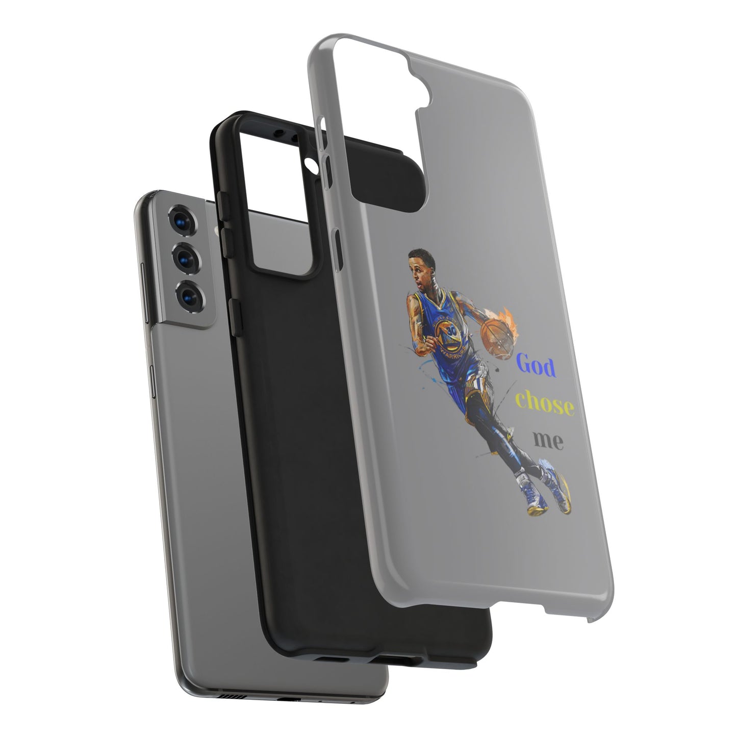 Phone case- God Chose Me Tough Phone Case - Durable Protection
