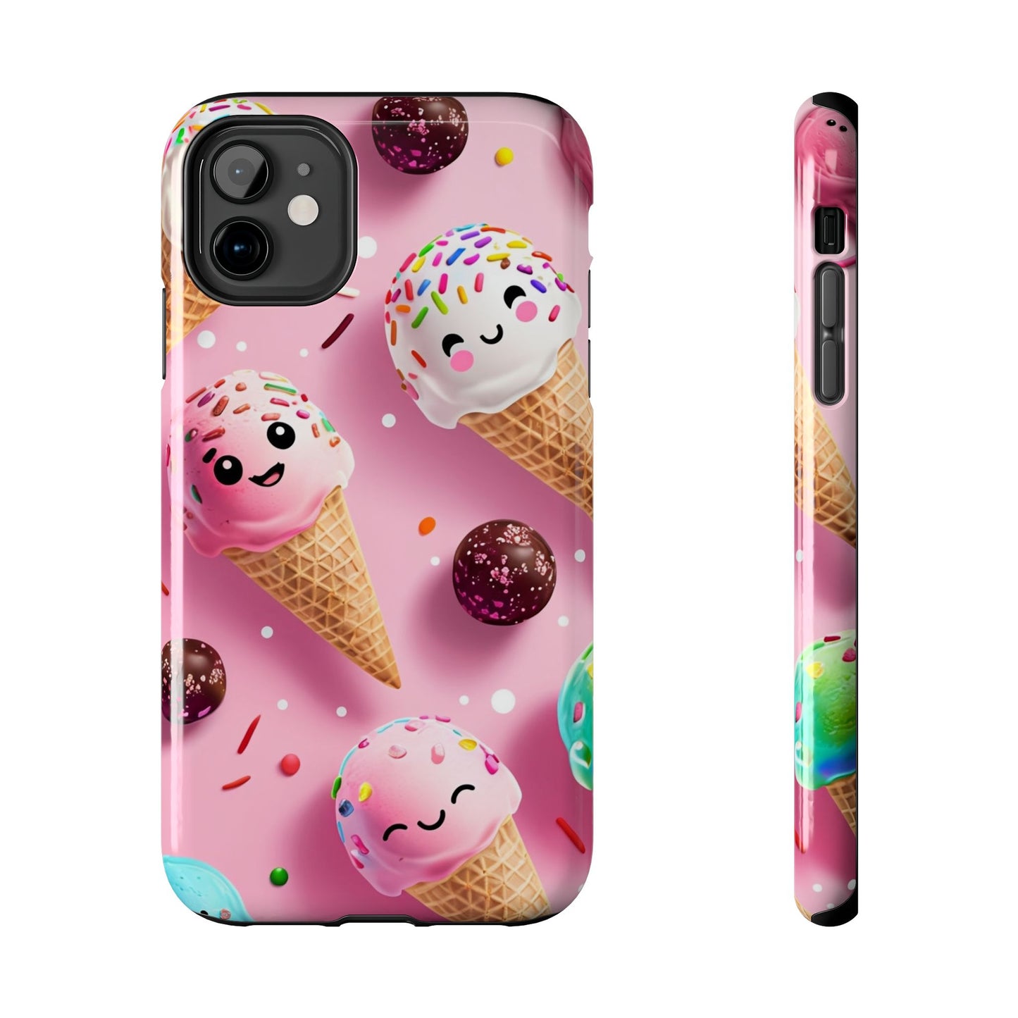 Tough Phone Cases Cute Ice Cream Design