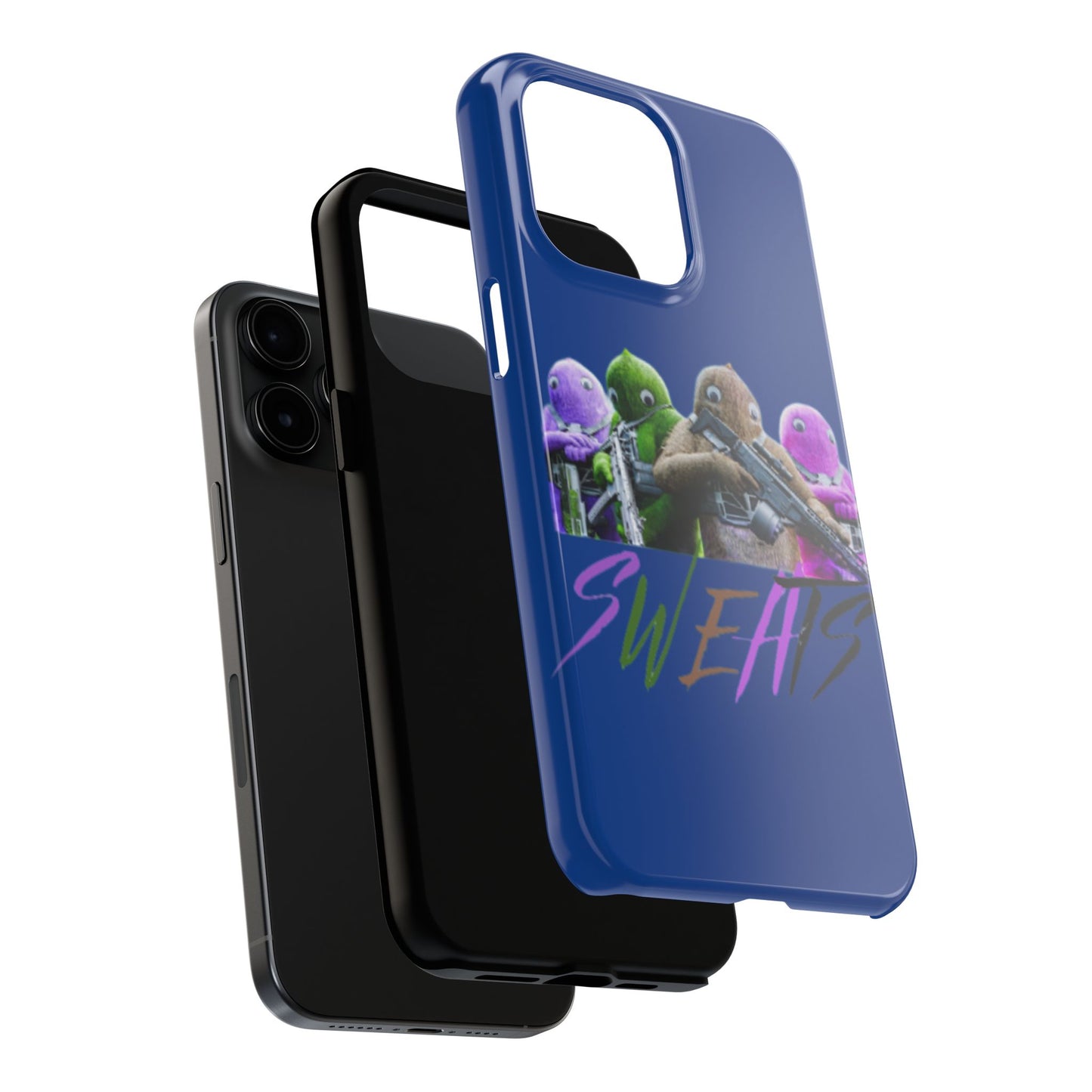 Cool Cartoon-Inspired Tough Phone Case - 'SWEATS'