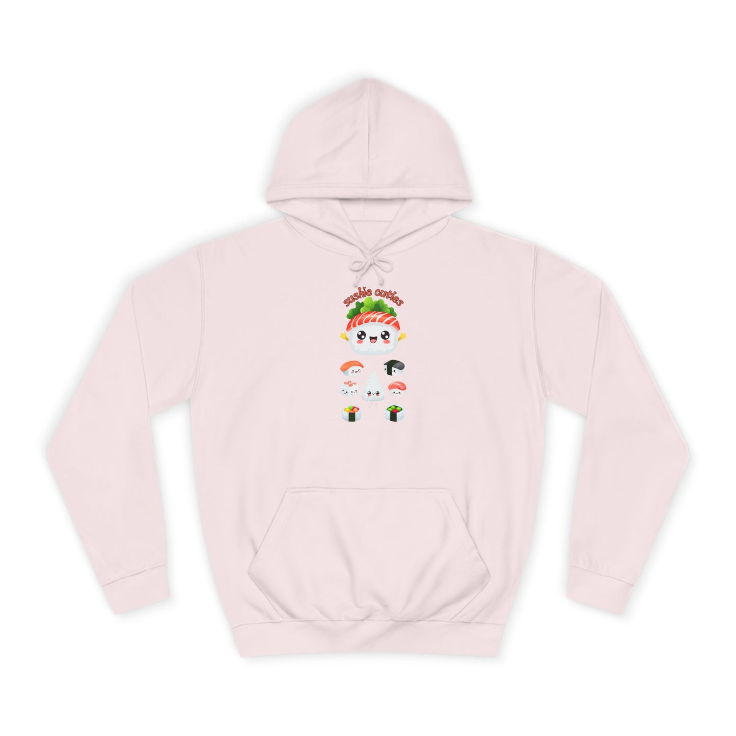 π£ Cute Sushi Characters White Sweater β Cozy & Fun for Men & Women! π£