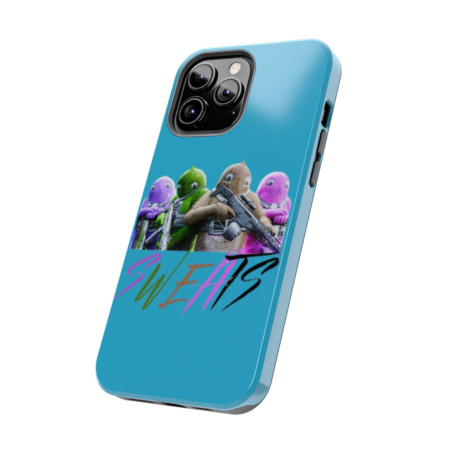 Cool Cartoon-Inspired Tough Phone Case - 'SWEATS'